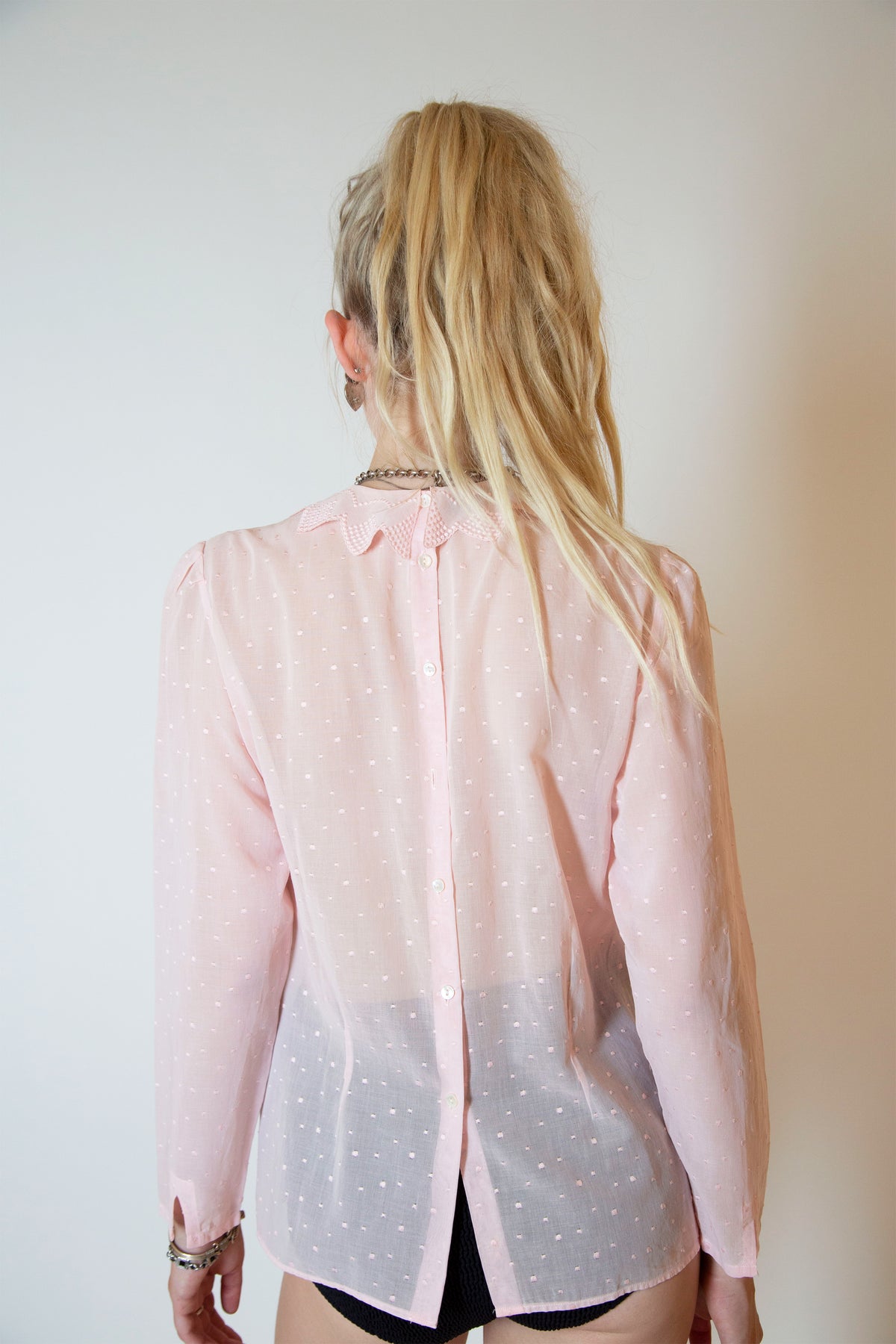 Cacharel pink shirt