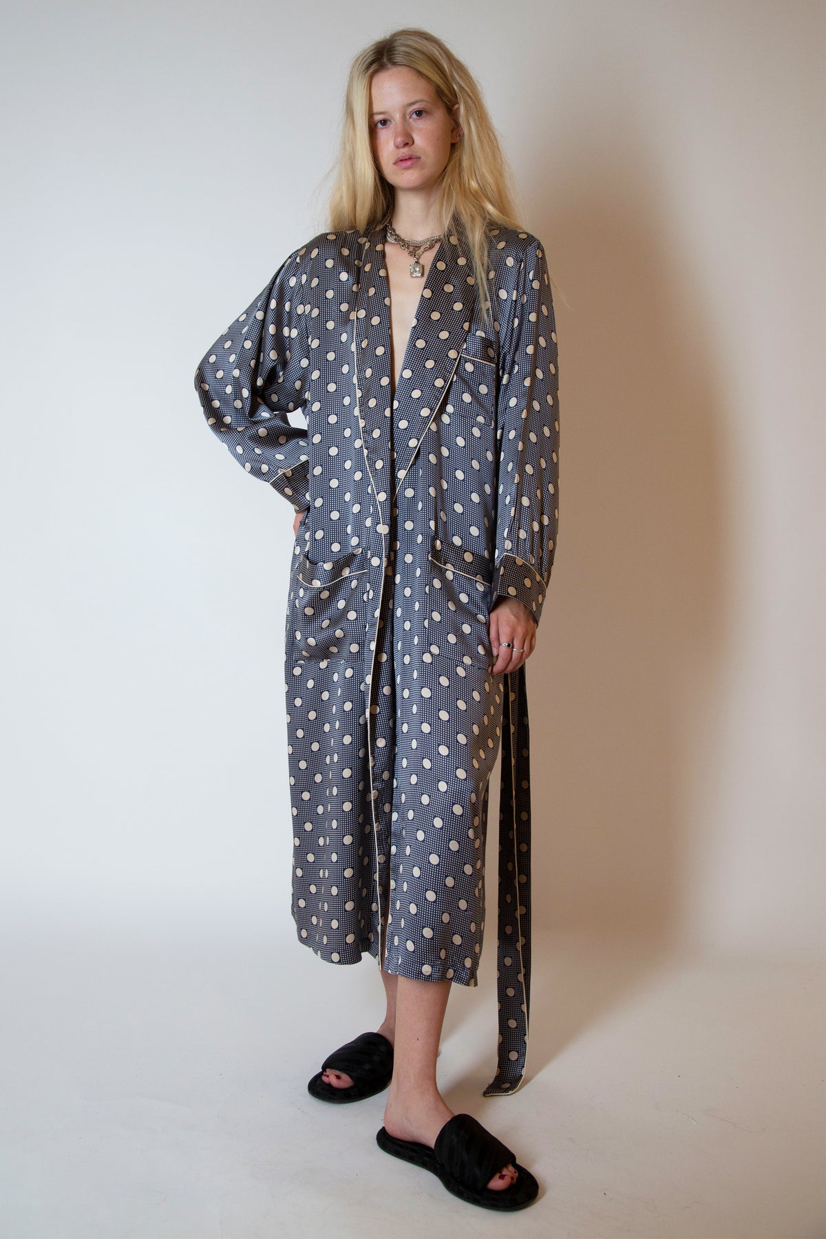 Vintage silk robe