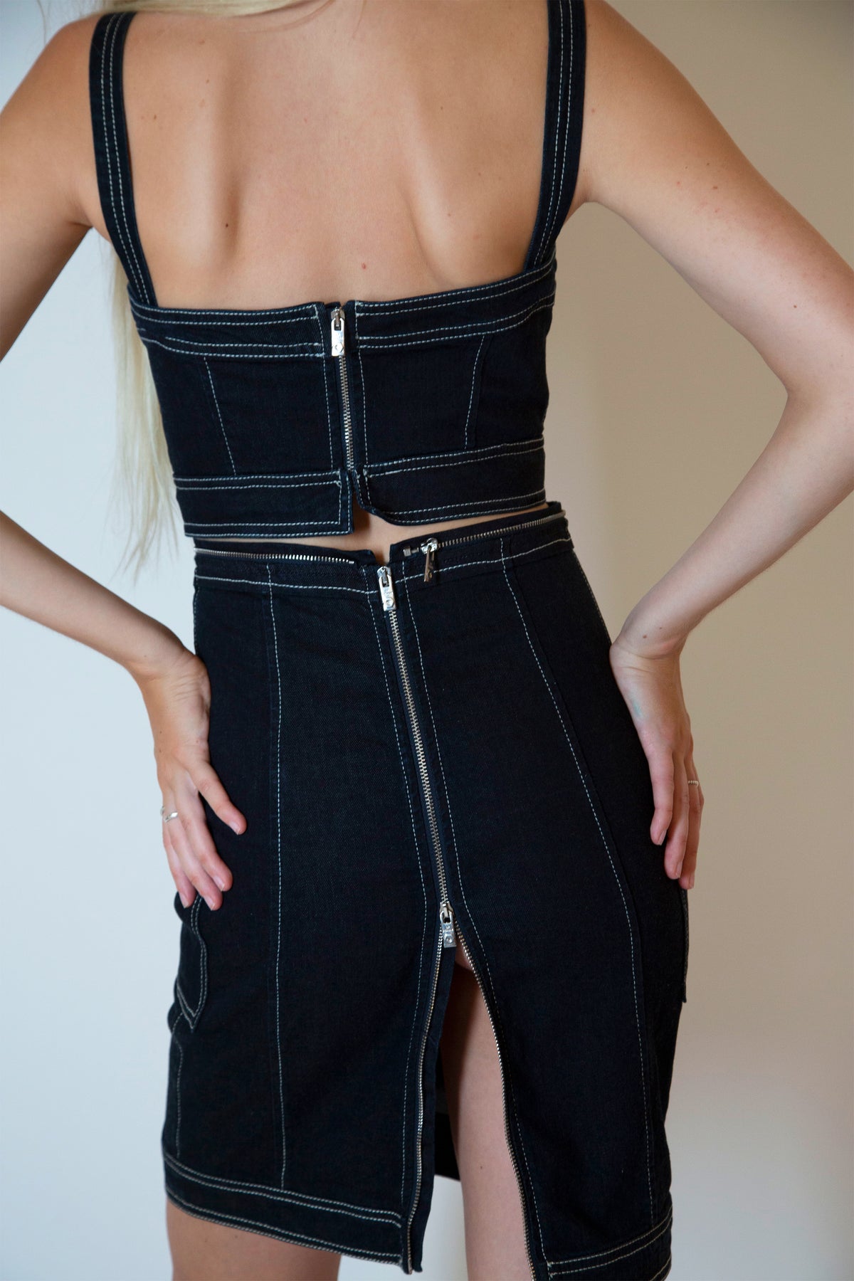 Gianfranco Ferre denim set / dress