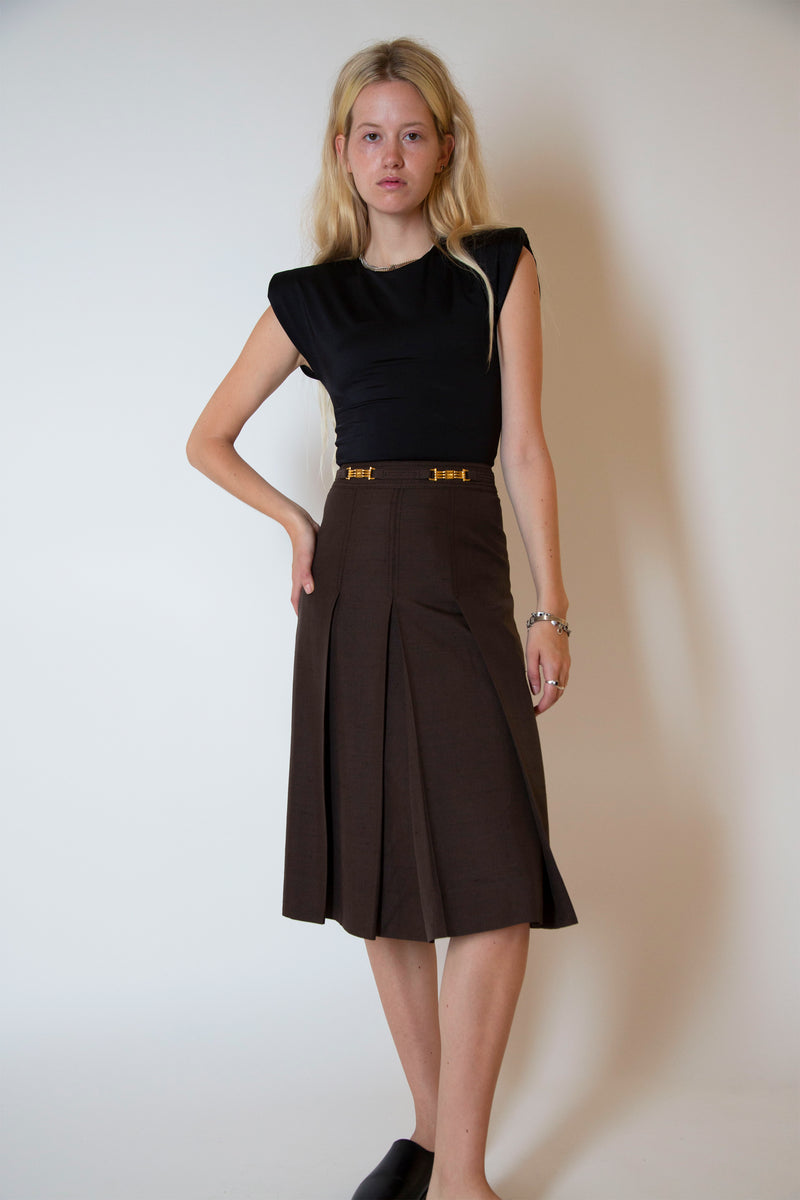 Celine silk skirt