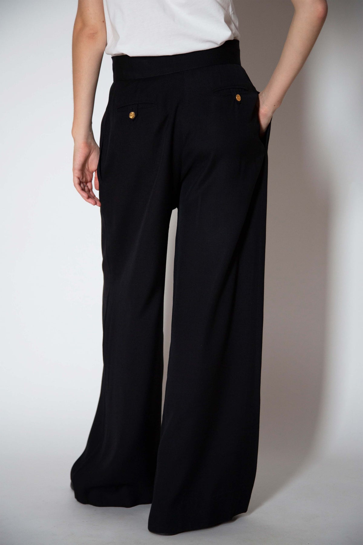 Chanel silk pants
