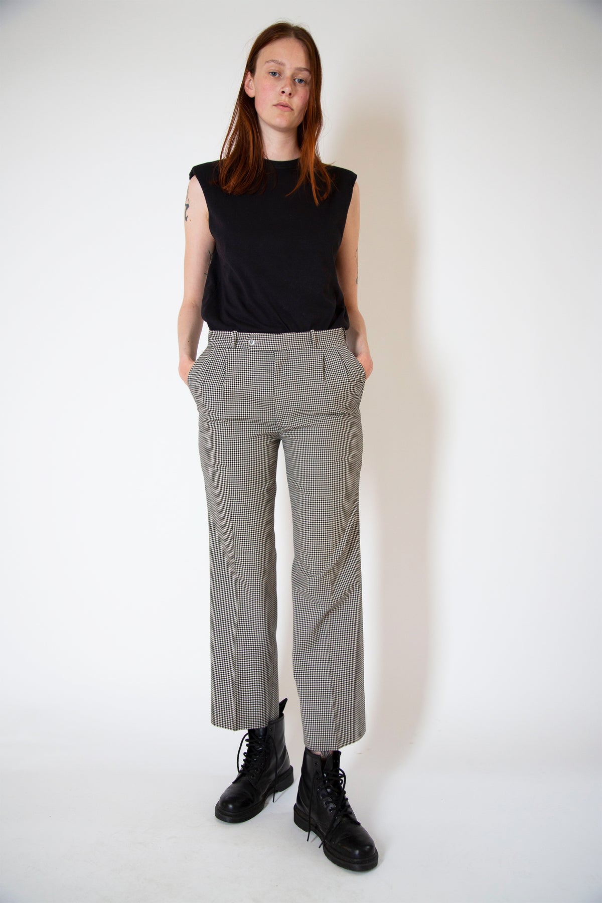 Vintage checkered pants