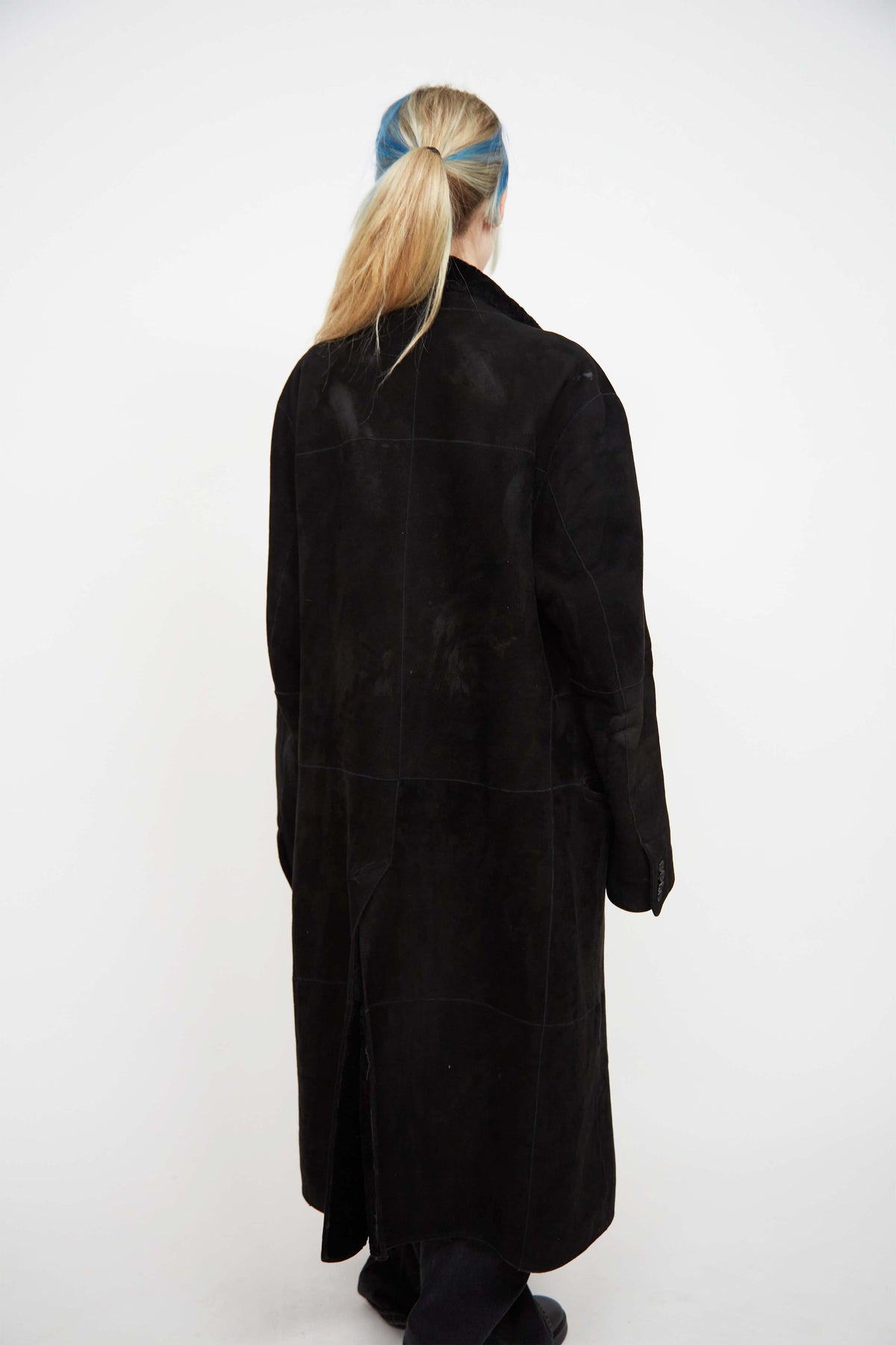 Gianni Versace shearling coat