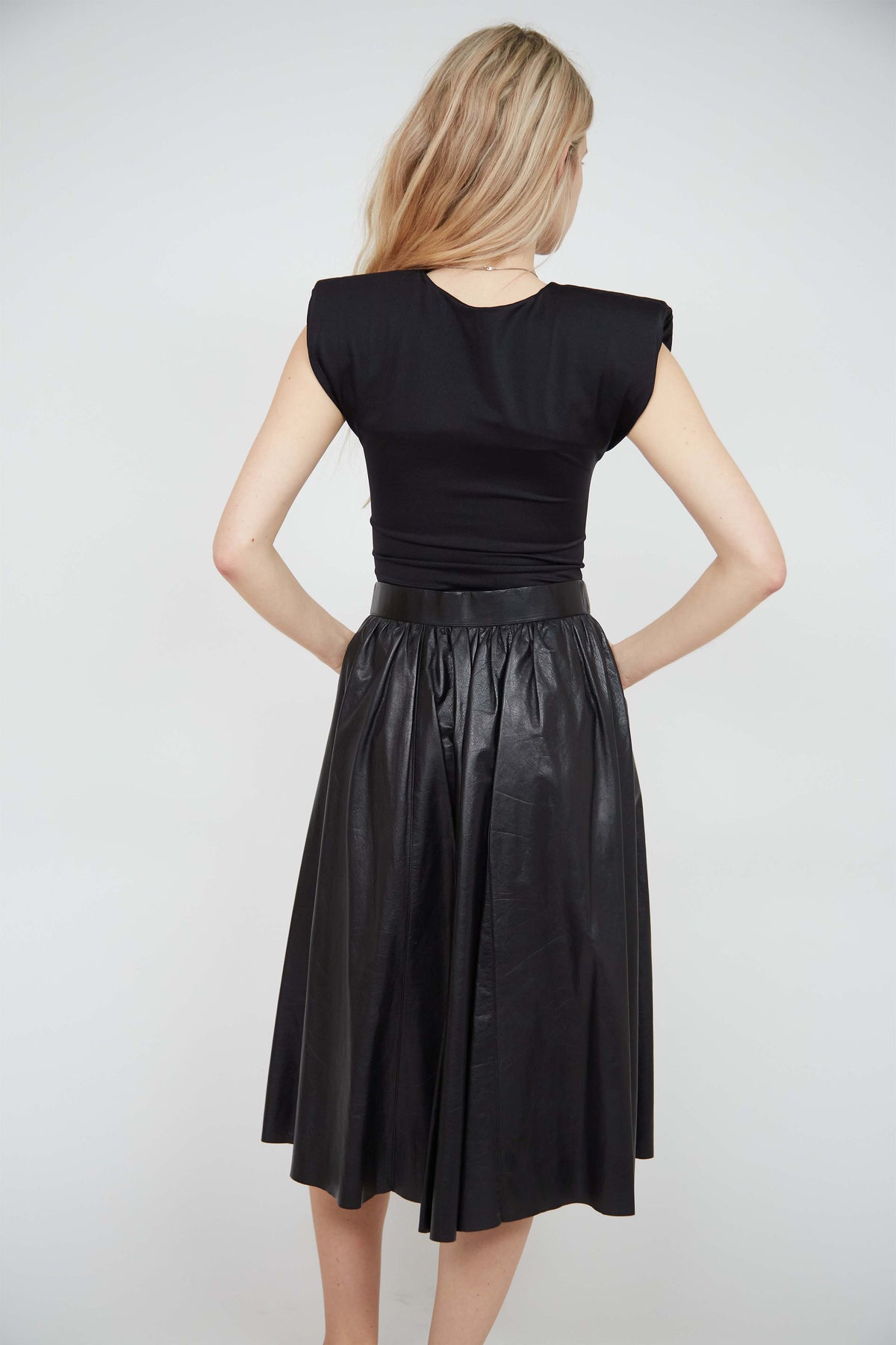 Leather skirt