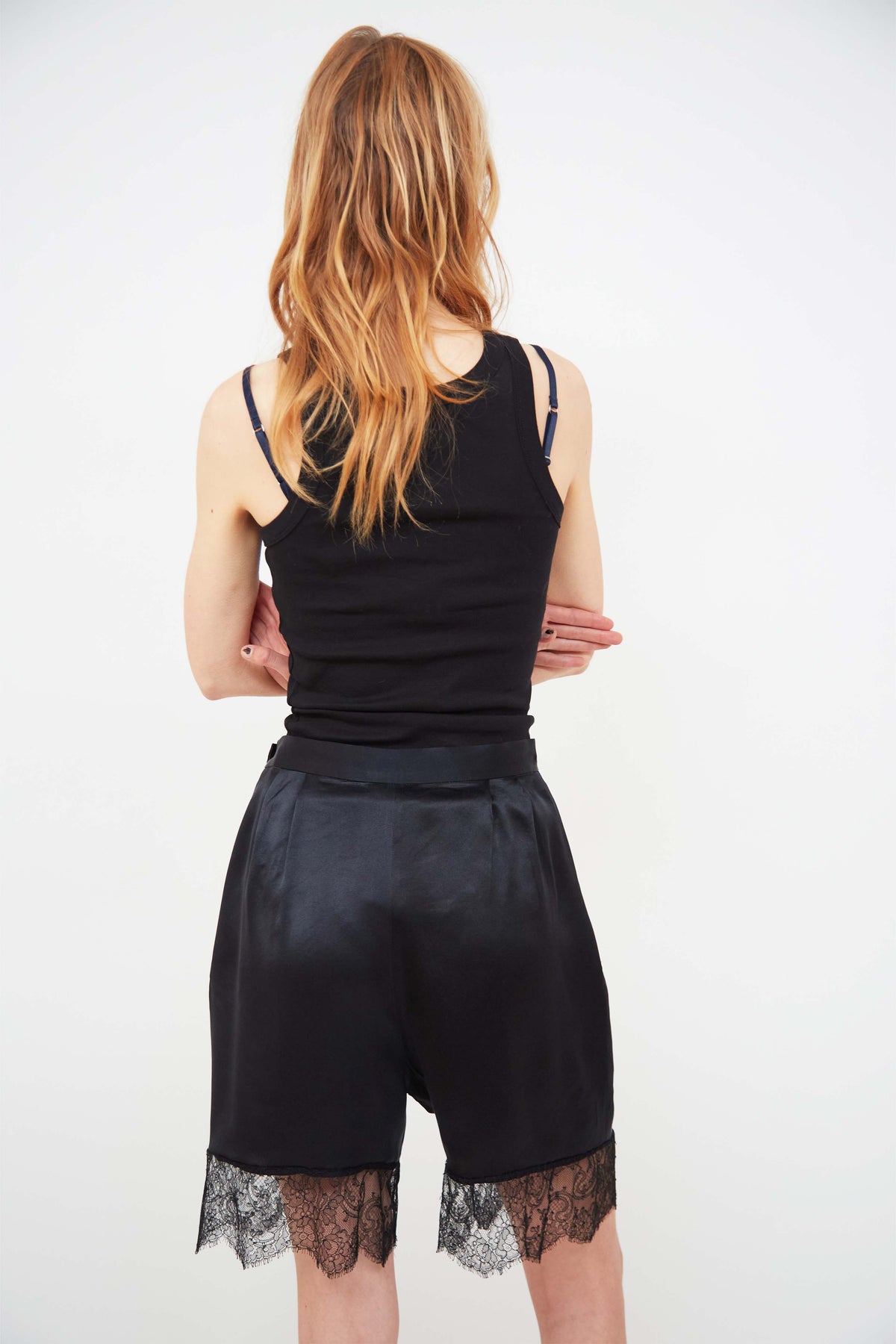 Yves Saint Laurent silk shorts