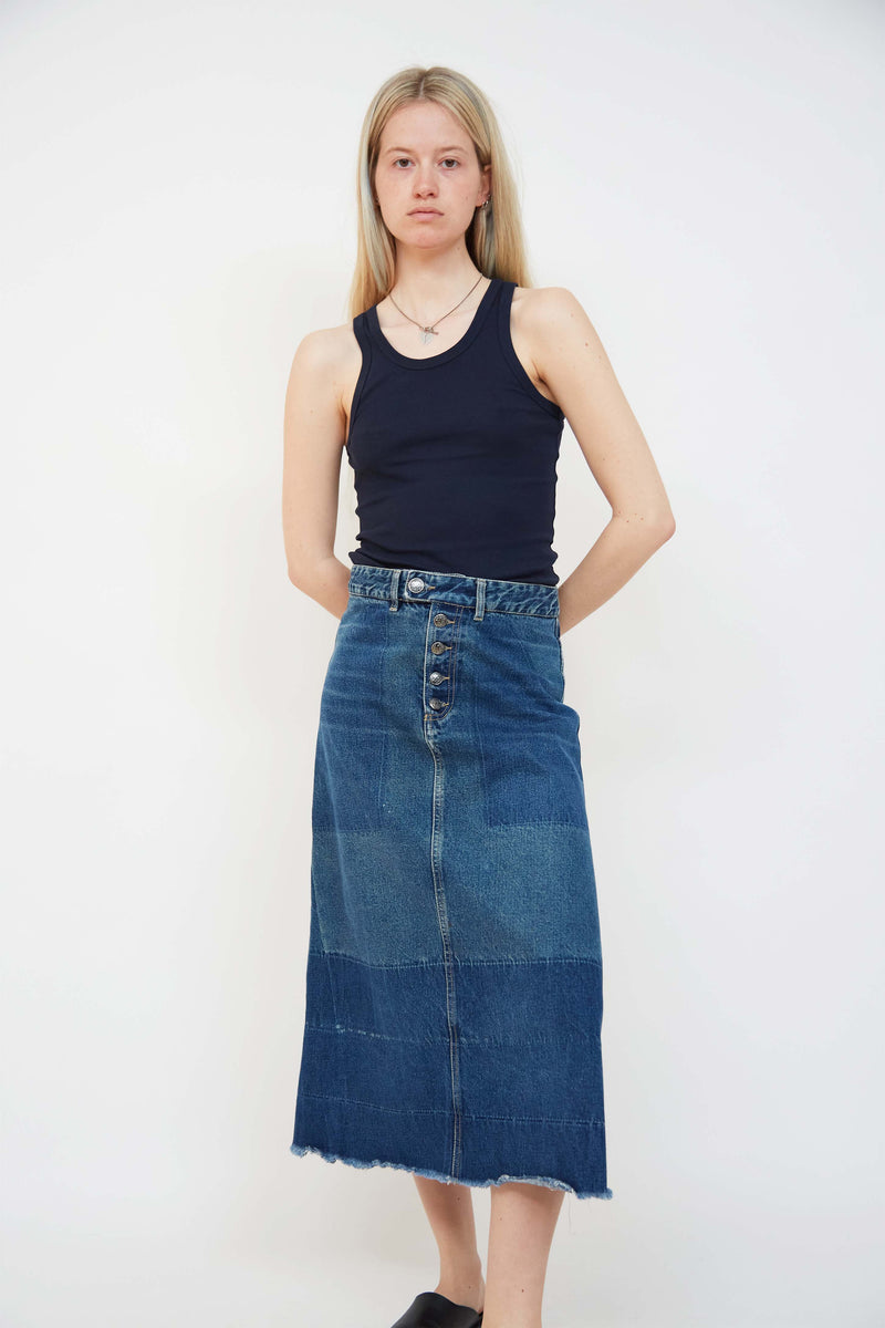 Jean Paul Gaultier denim skirt