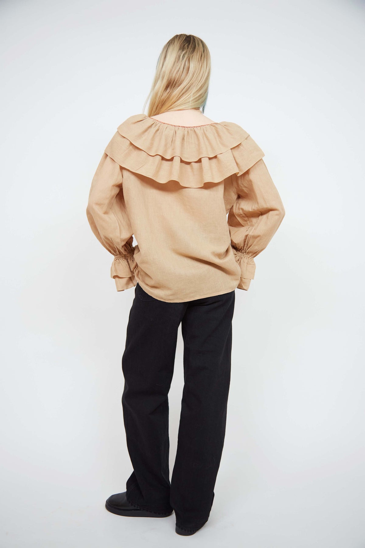 Christian Dior ruffled shirt