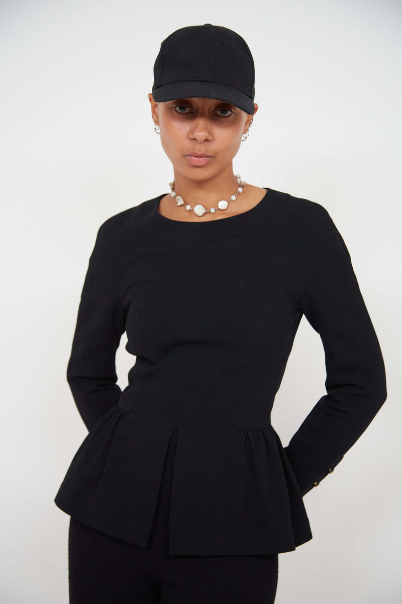 Chanel peplum top