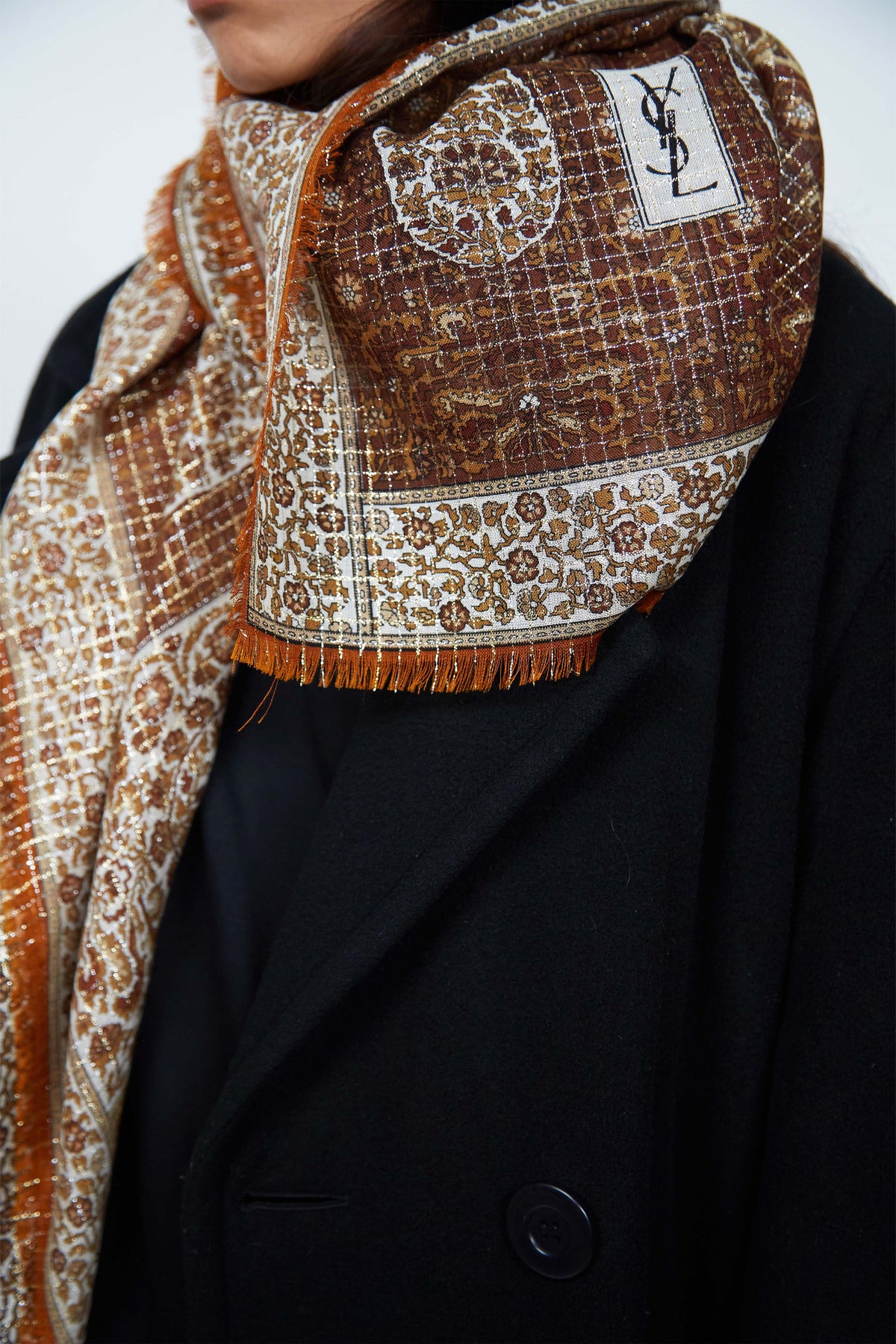 Yves Saint Laurent scarf