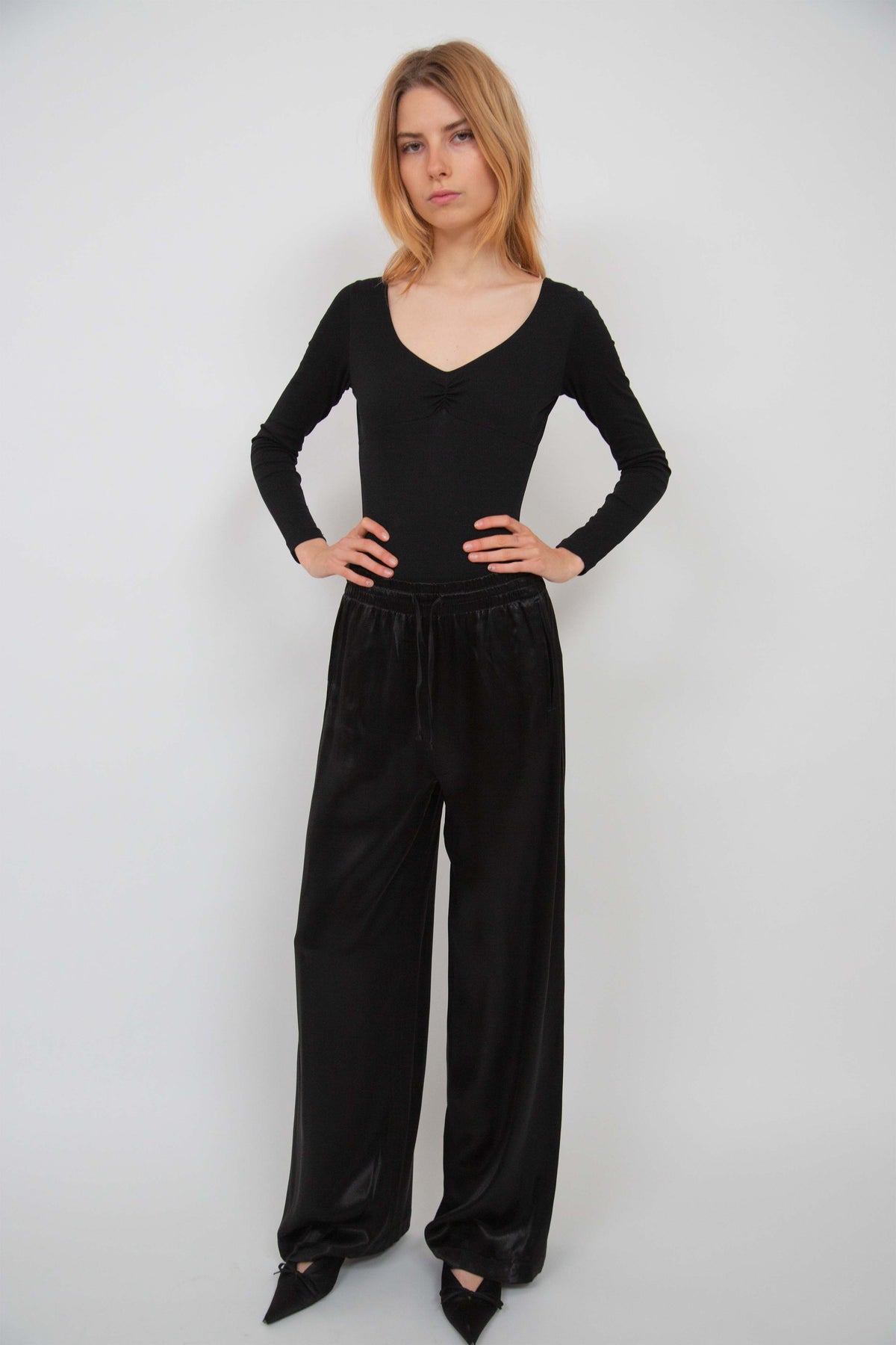 Yves Saint Laurent silk pants