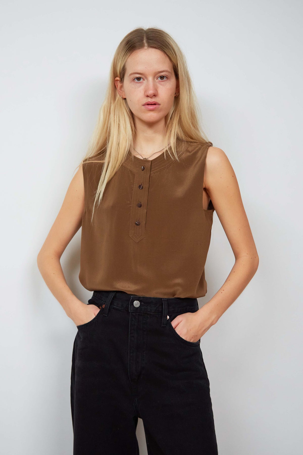 Celine silk top
