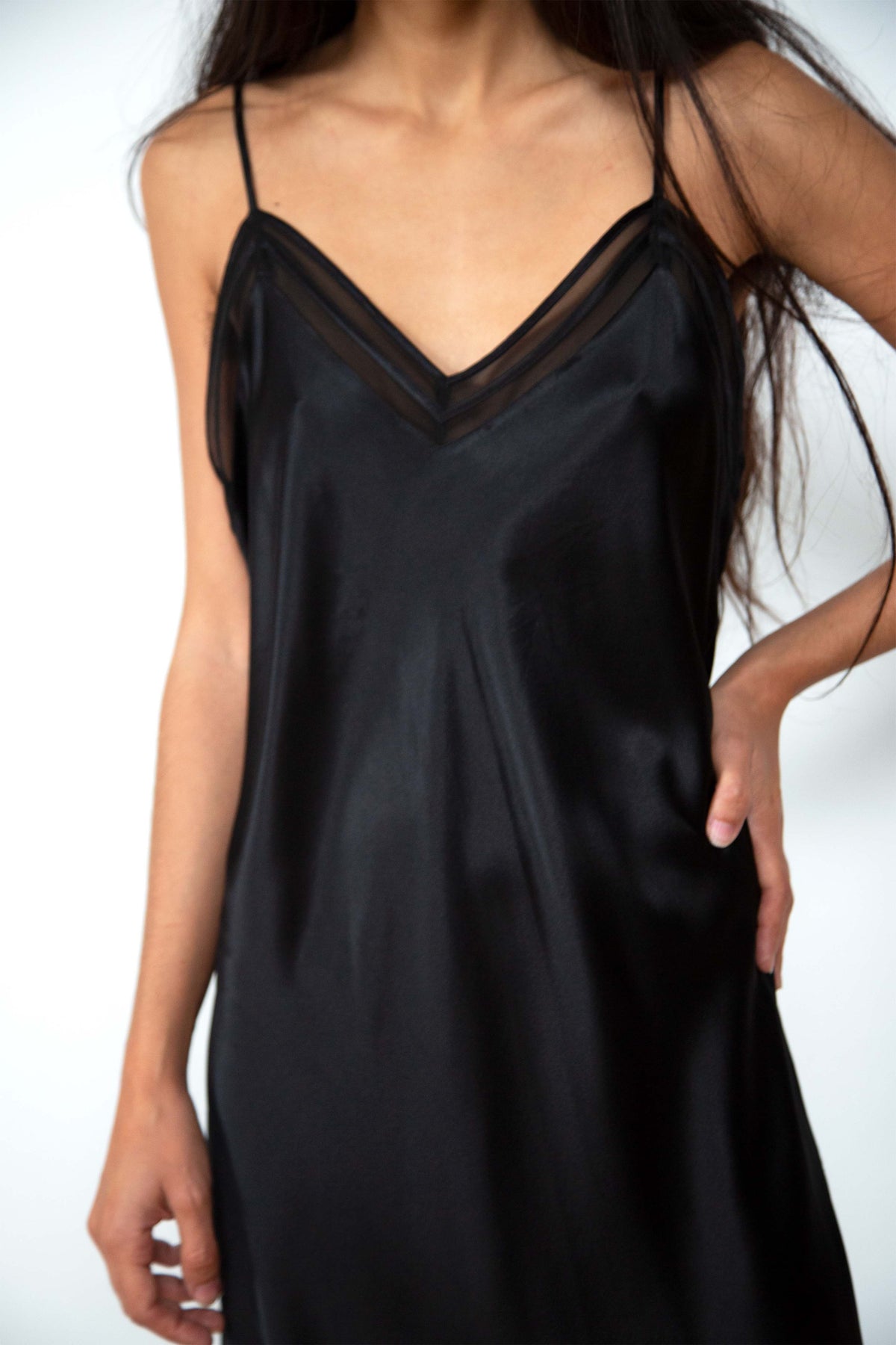 Silk slip dress