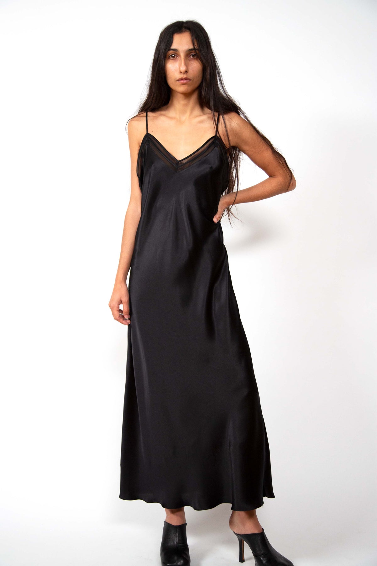 Silk slip dress