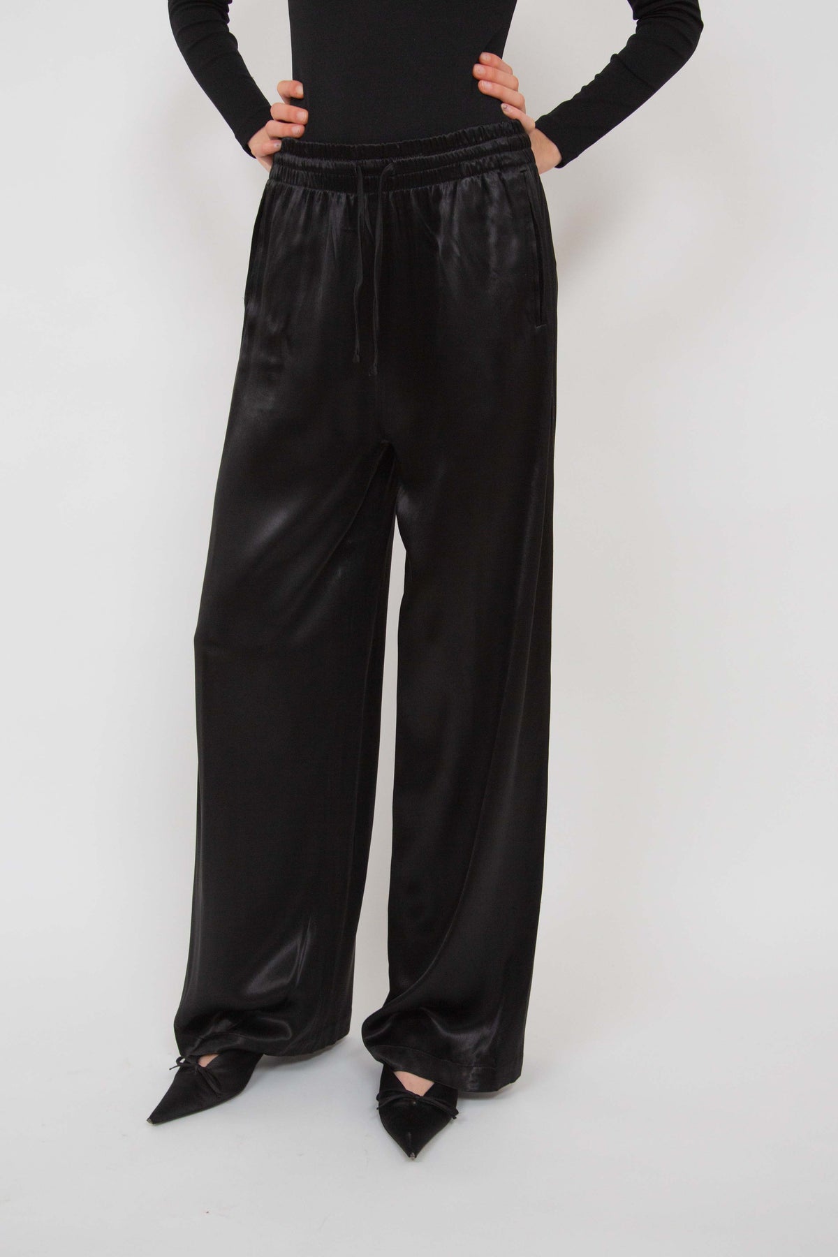 Yves Saint Laurent silk pants