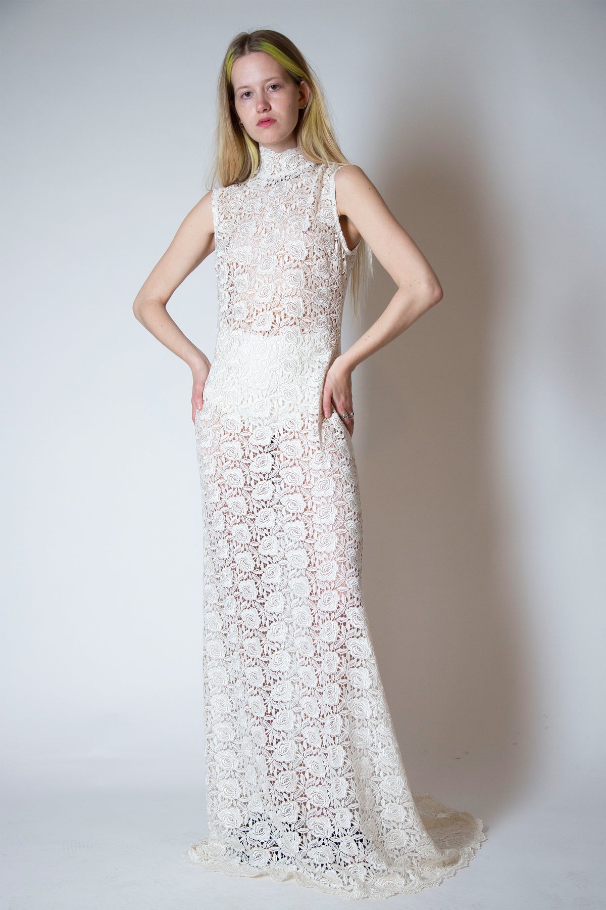 jerome studio lace wedding dress with train