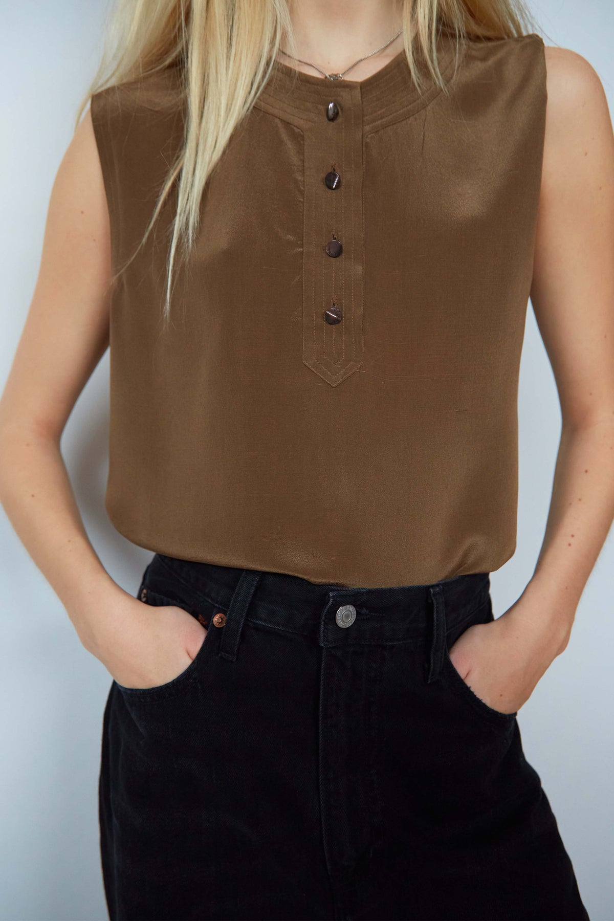 Celine silk top