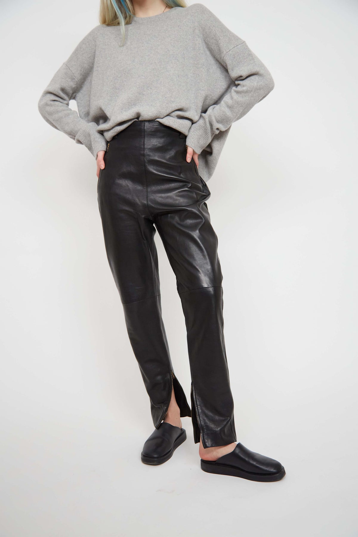 Gianfranco Ferre leather pants