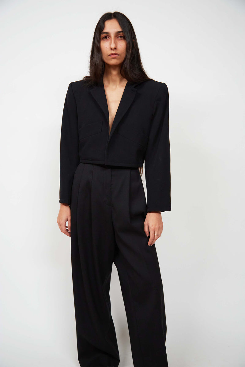 Yves Saint Laurent sculptural blazer