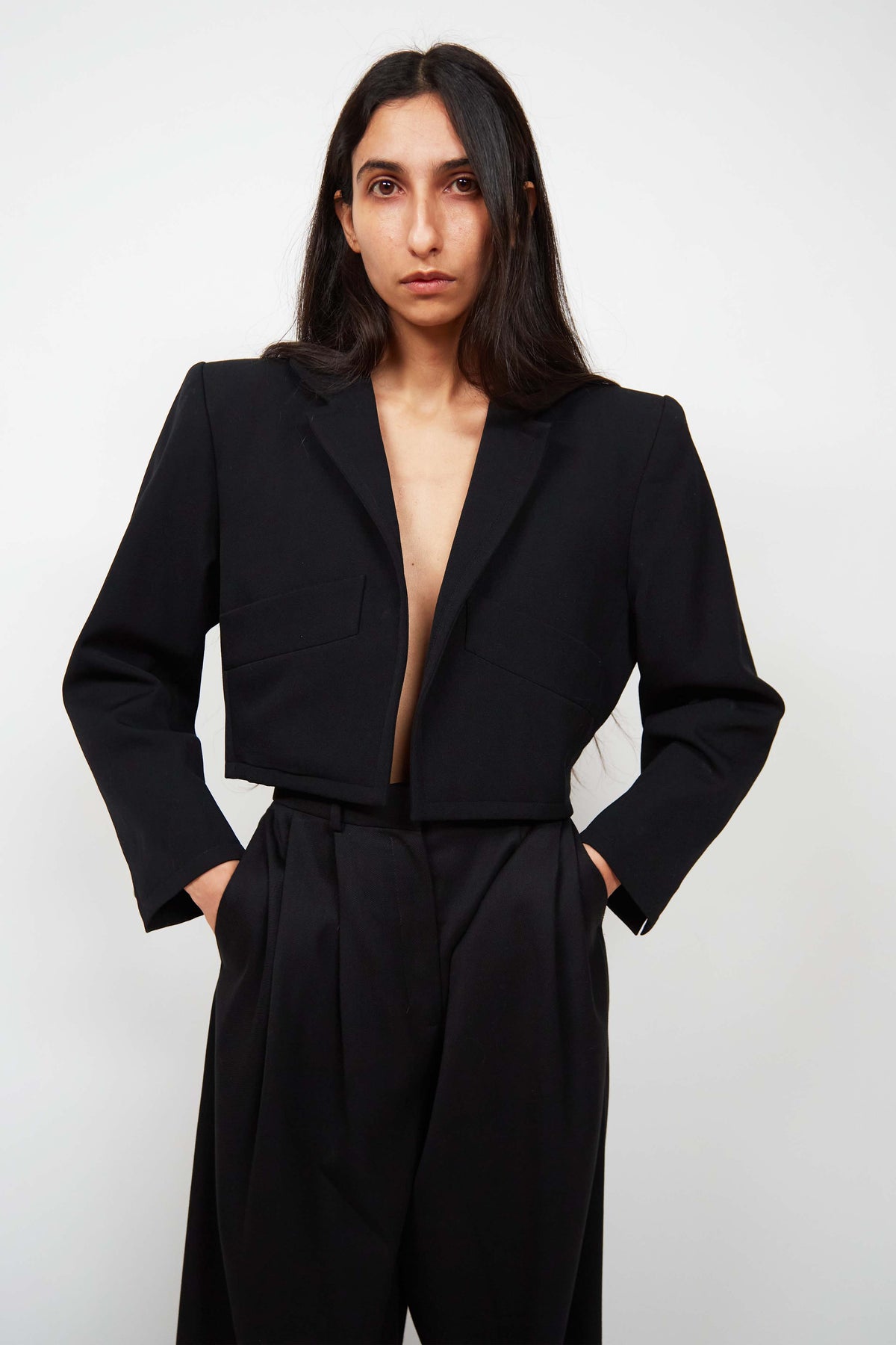 Yves Saint Laurent sculptural blazer