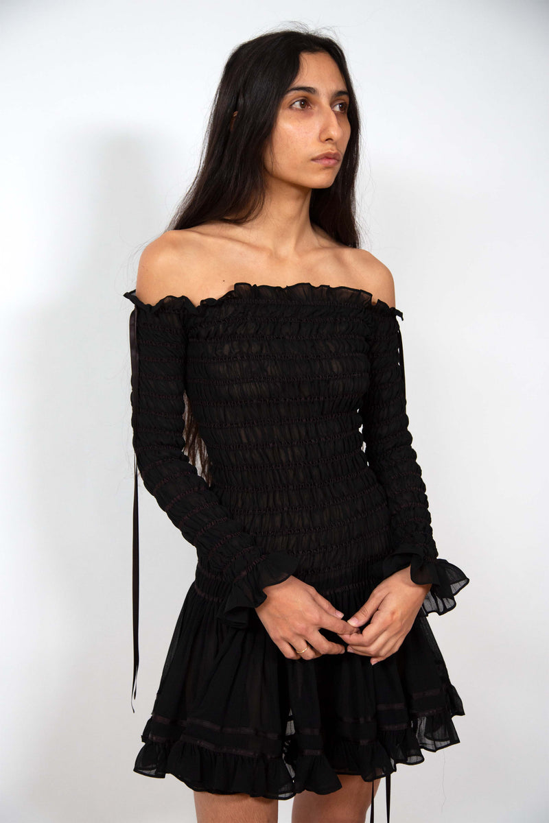 Yves Saint Laurent ruched dress