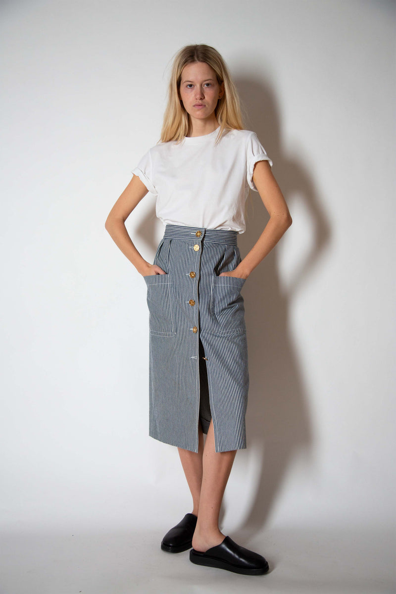 Celine denim skirt