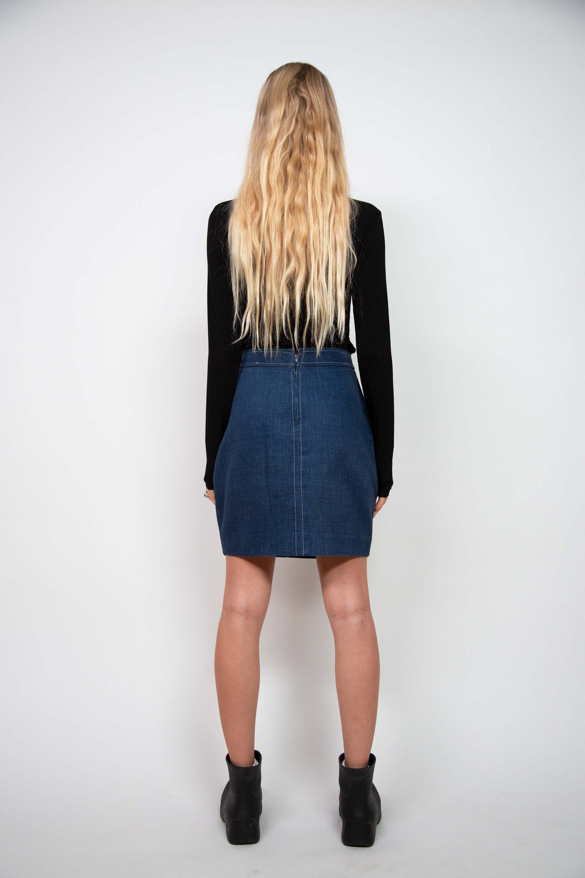 Celine denim skirt