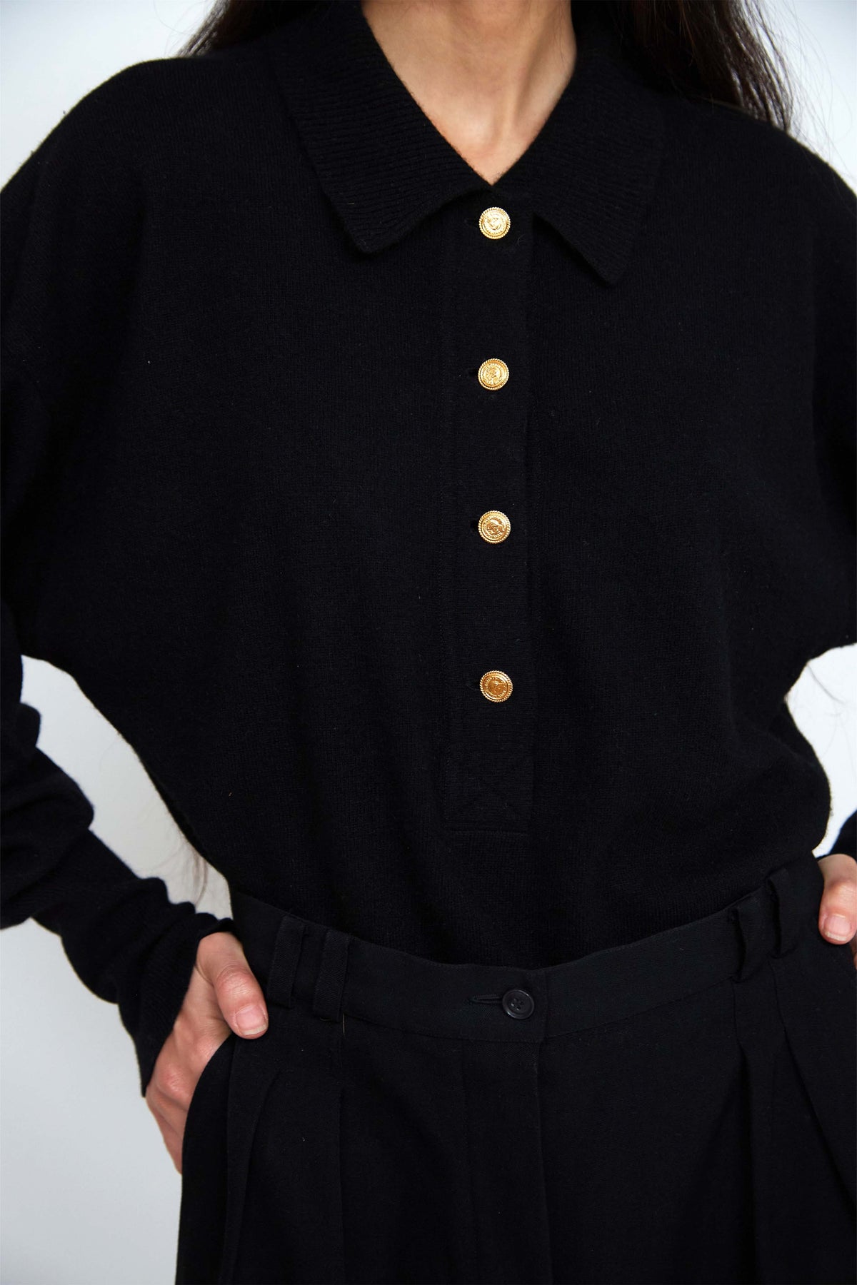 Chanel polo sweater