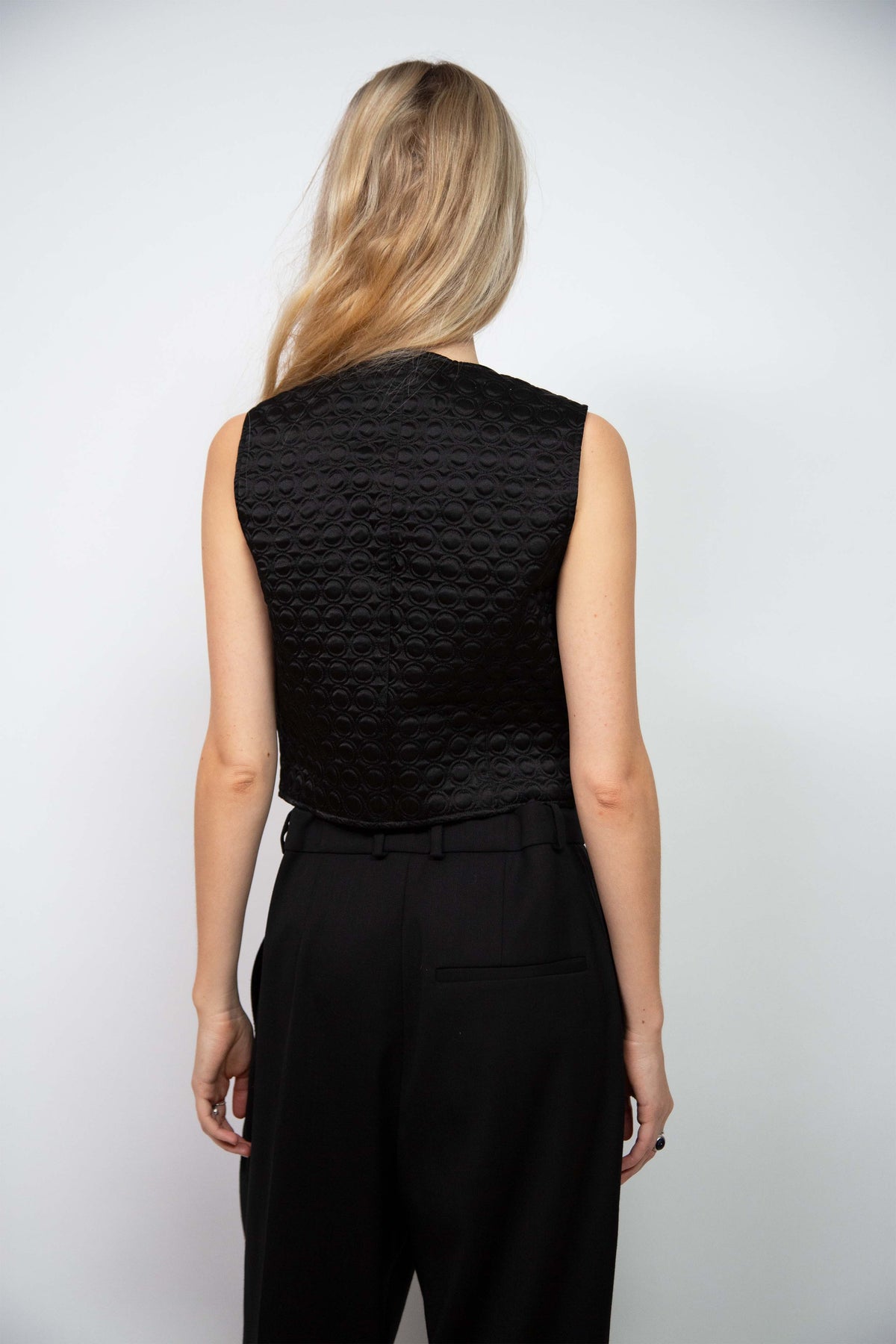 Versace quilted vest