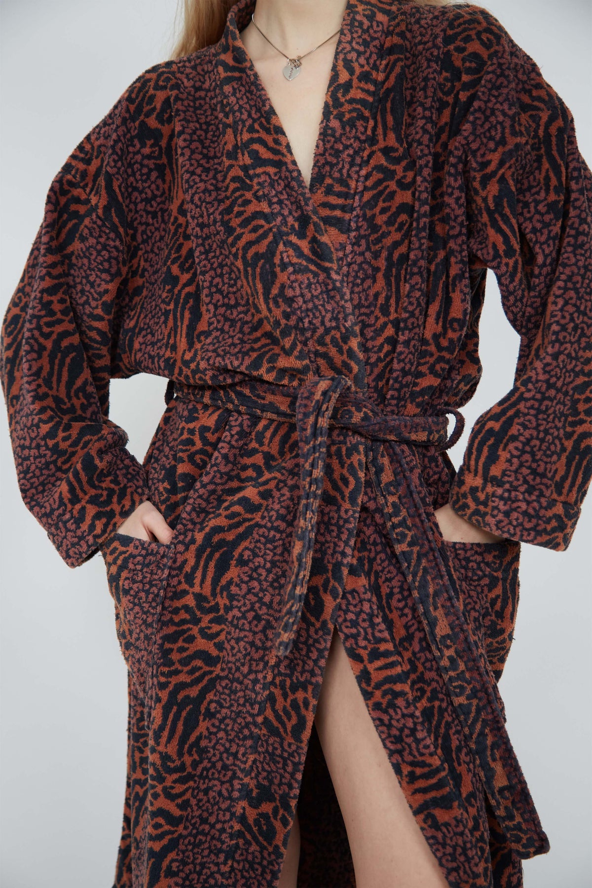 Yves Saint Laurent terry robe