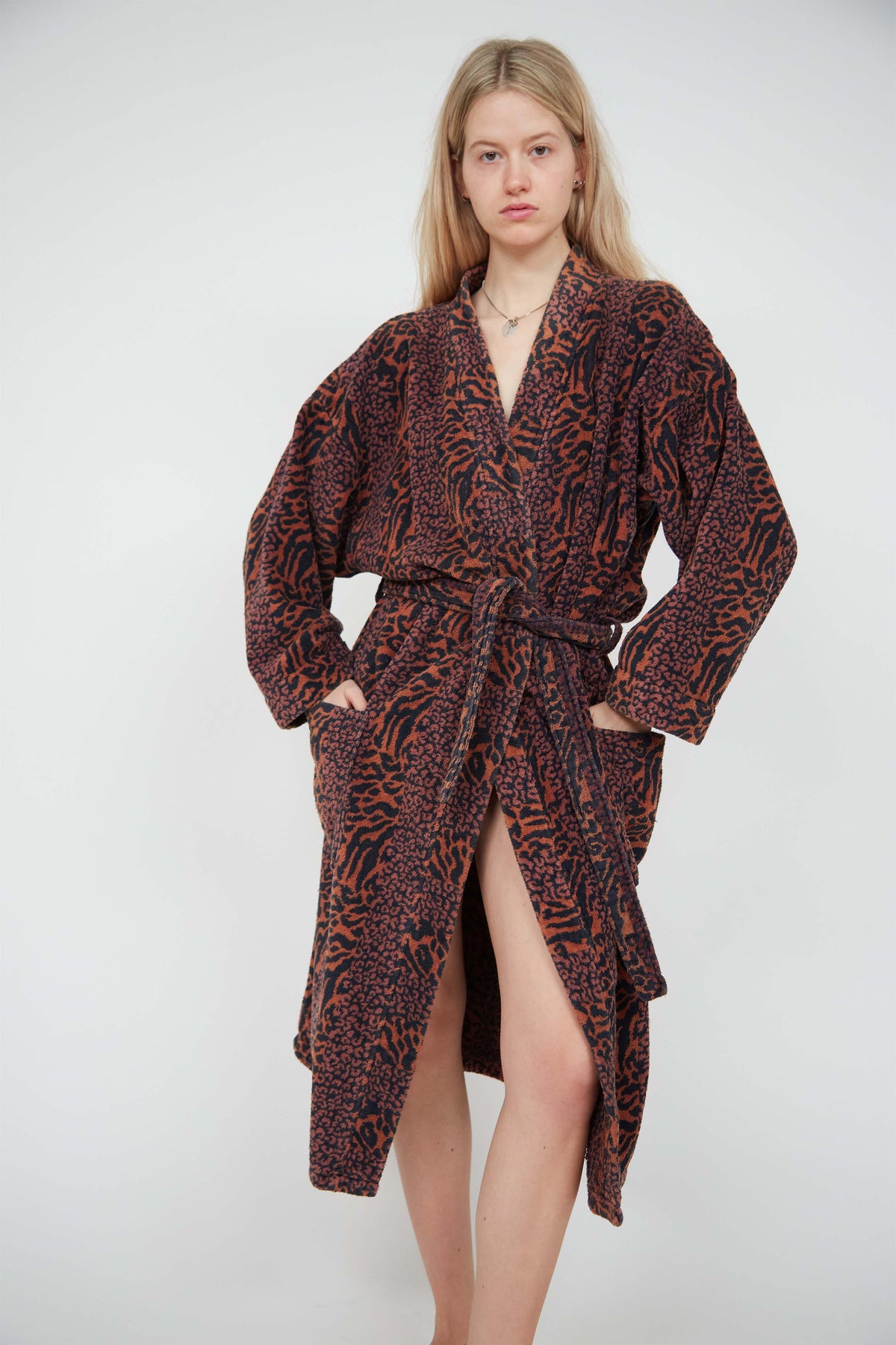 Yves Saint Laurent terry robe