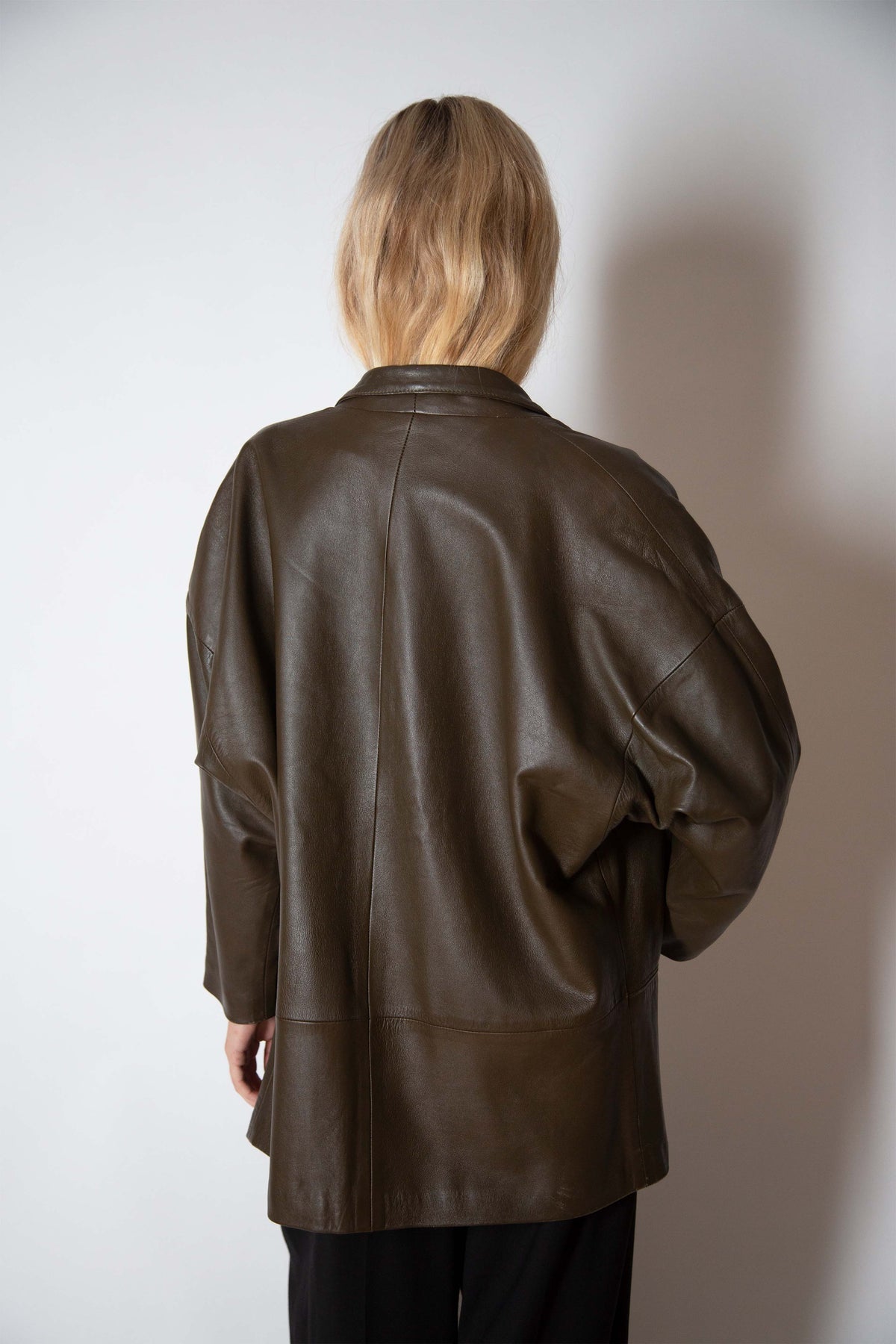 Yves Saint Laurent leather blazer