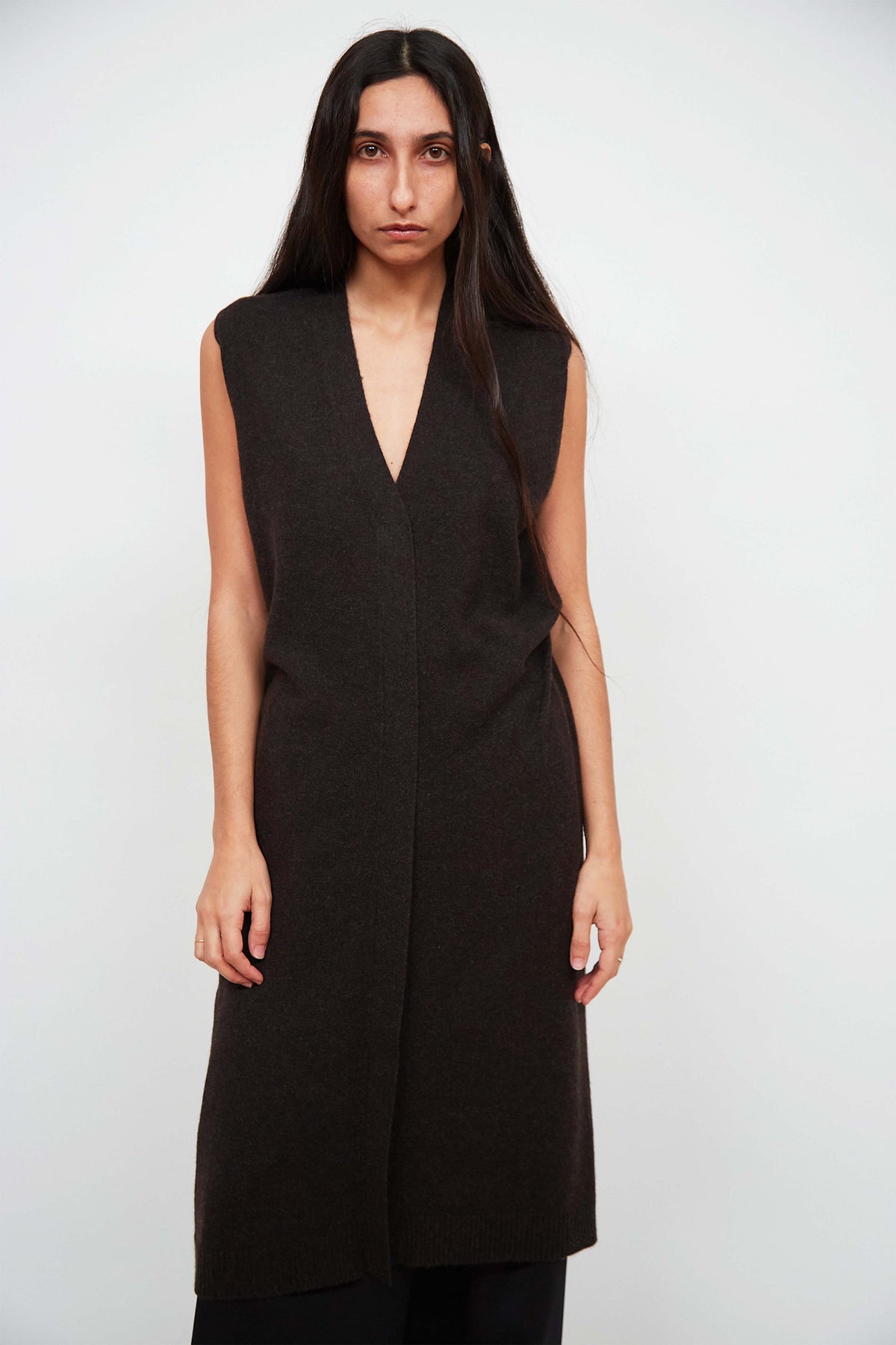 Hermes cashmere vest/dress