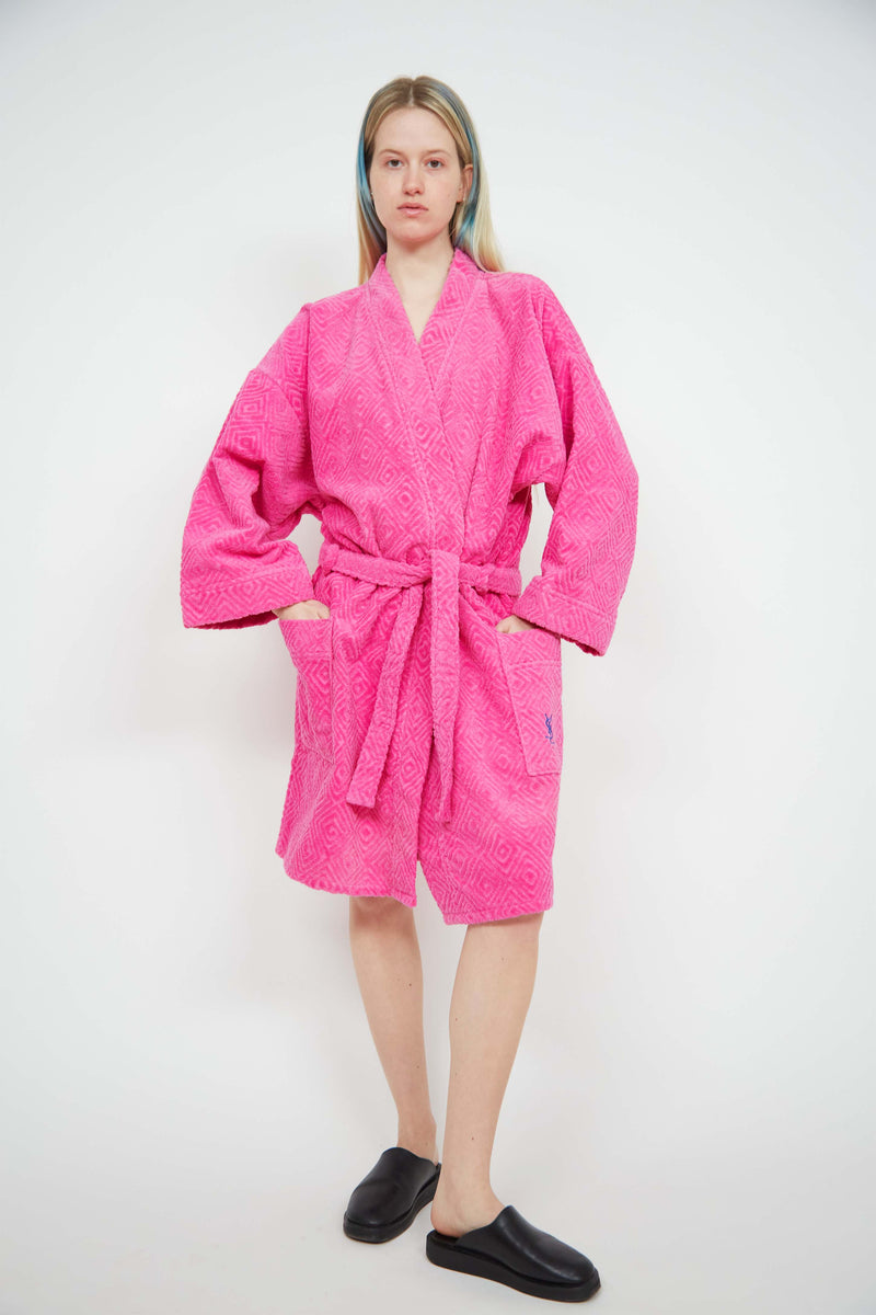 Yves Saint Laurent terry cloth robe