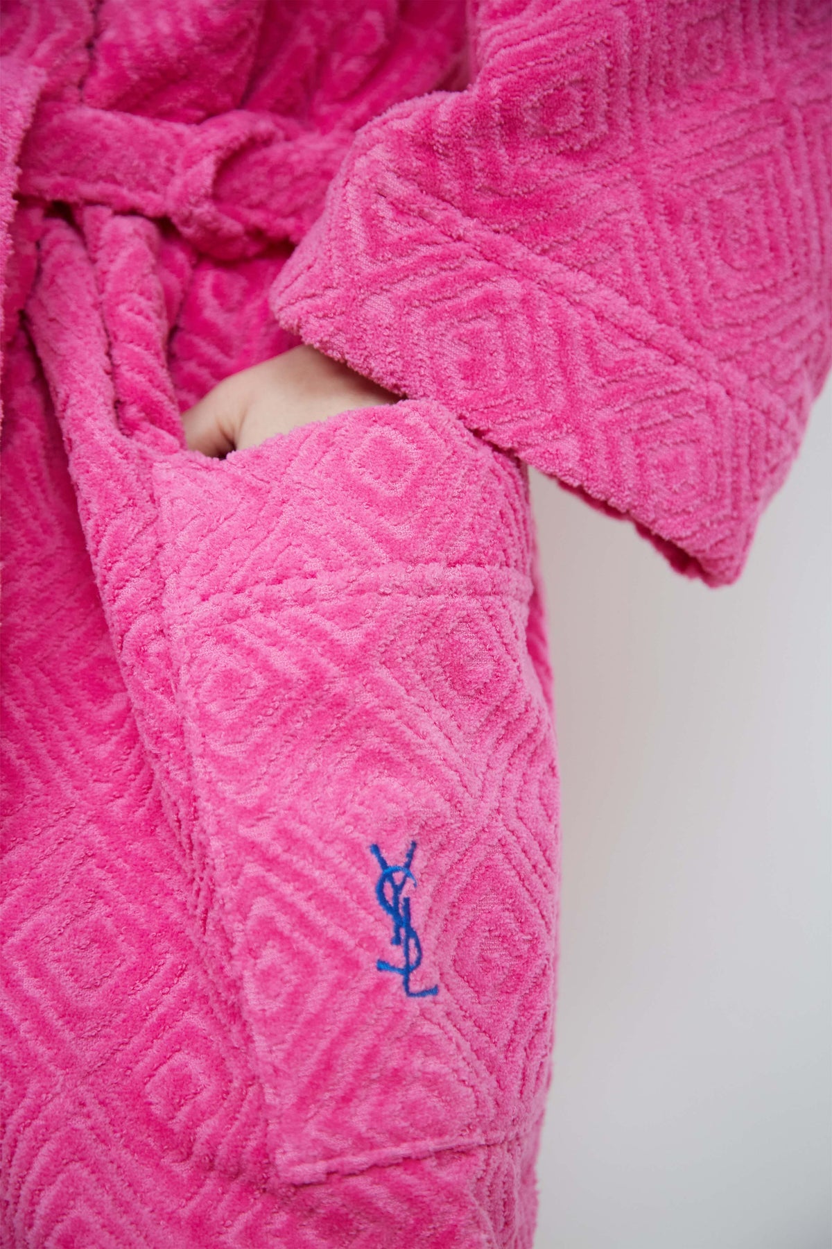Yves Saint Laurent terry cloth robe