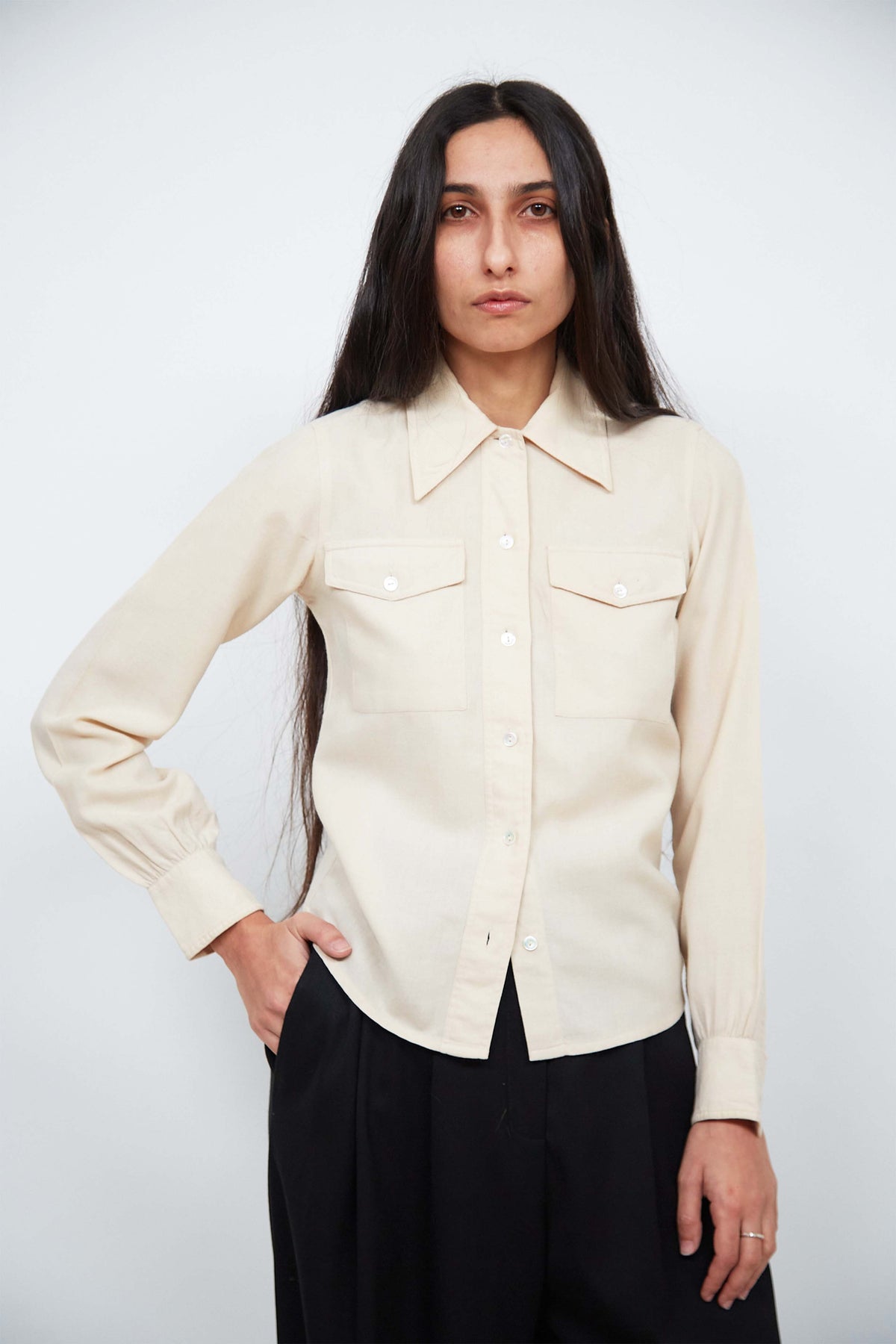 Yves Saint Laurent wool shirt