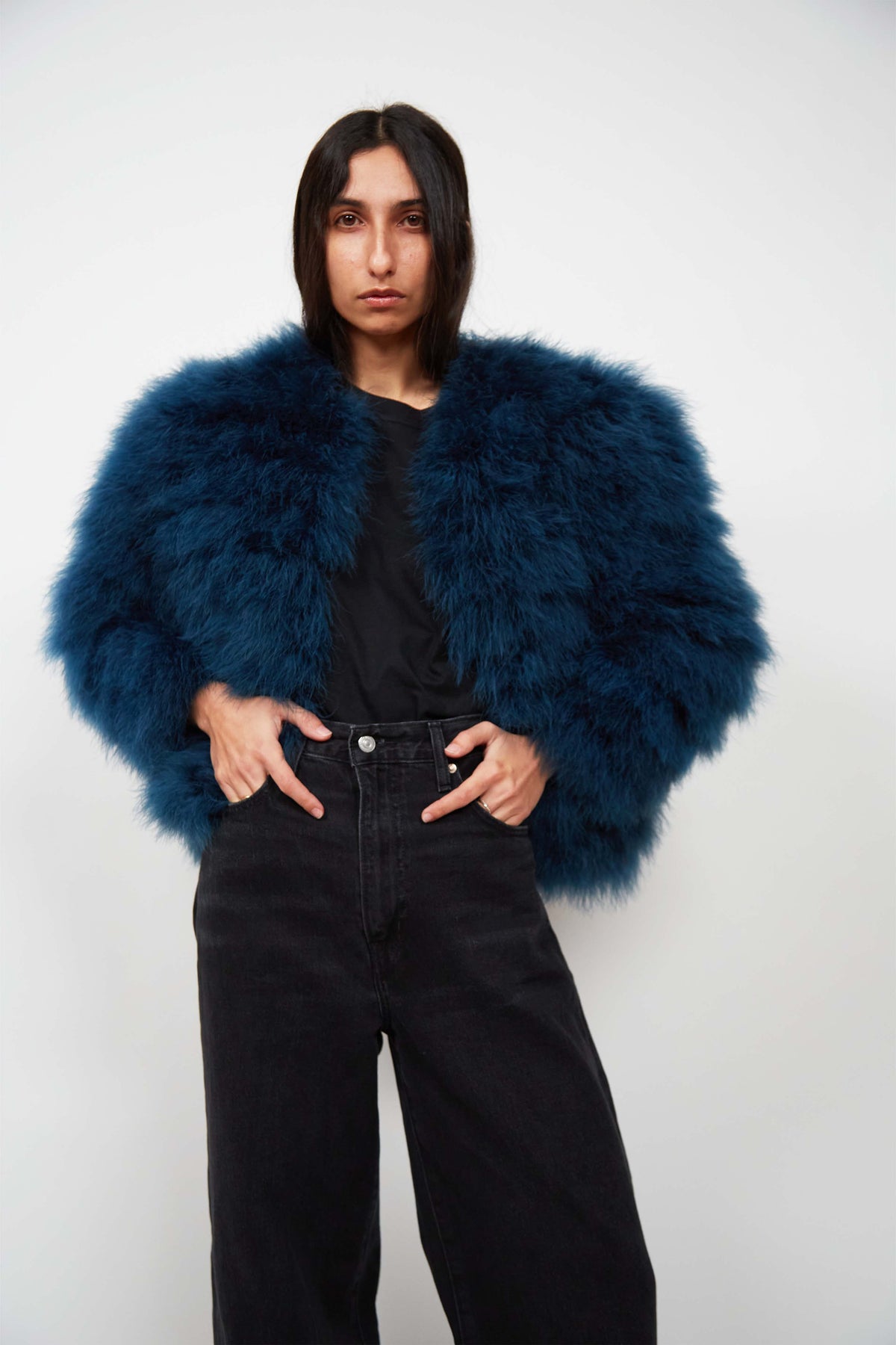 Yves Saint Laurent fur jacket