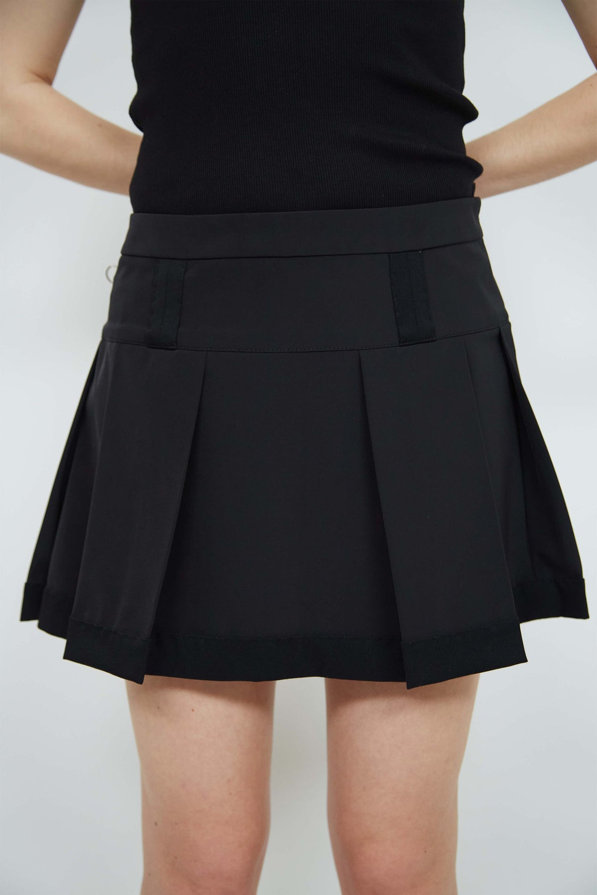 Prada pleated mini skirt