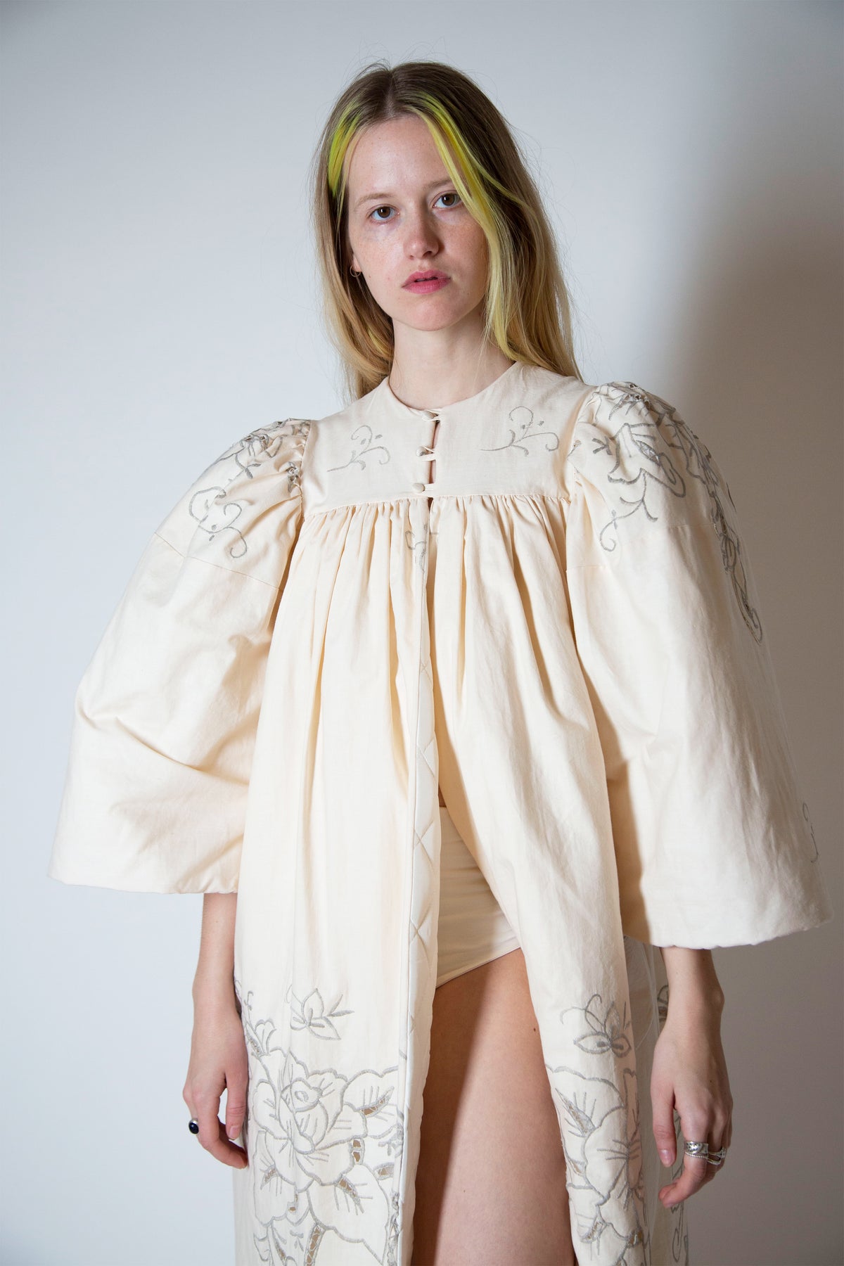 Jerome studio reversible silk coat