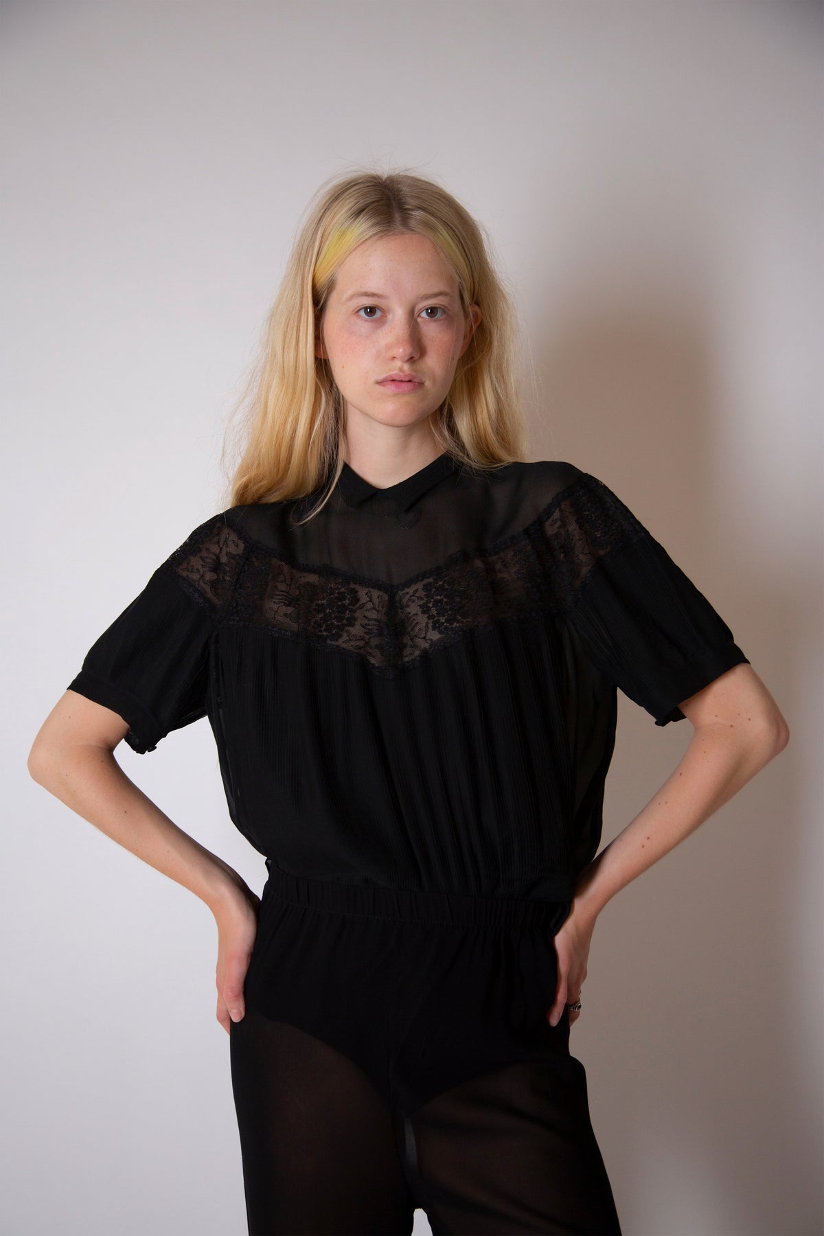 Vintage silk top
