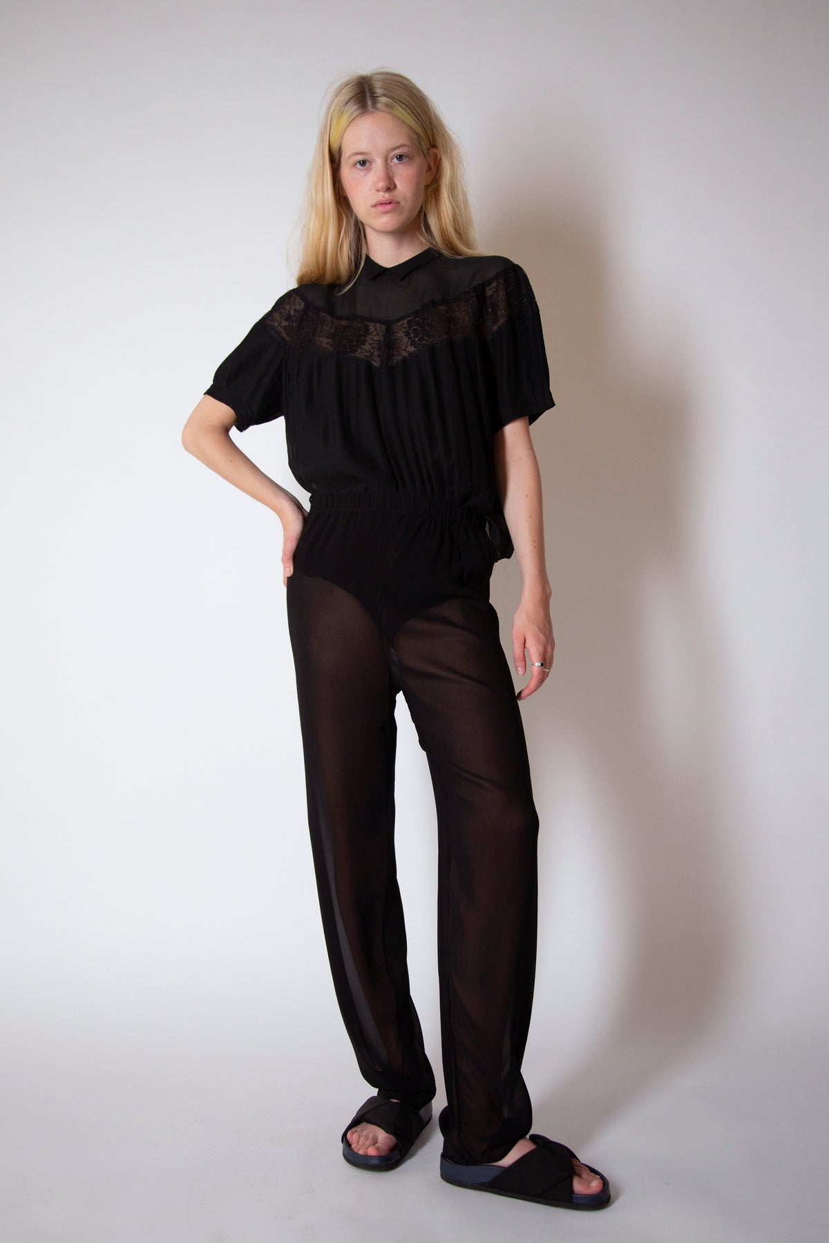 Vintage silk top