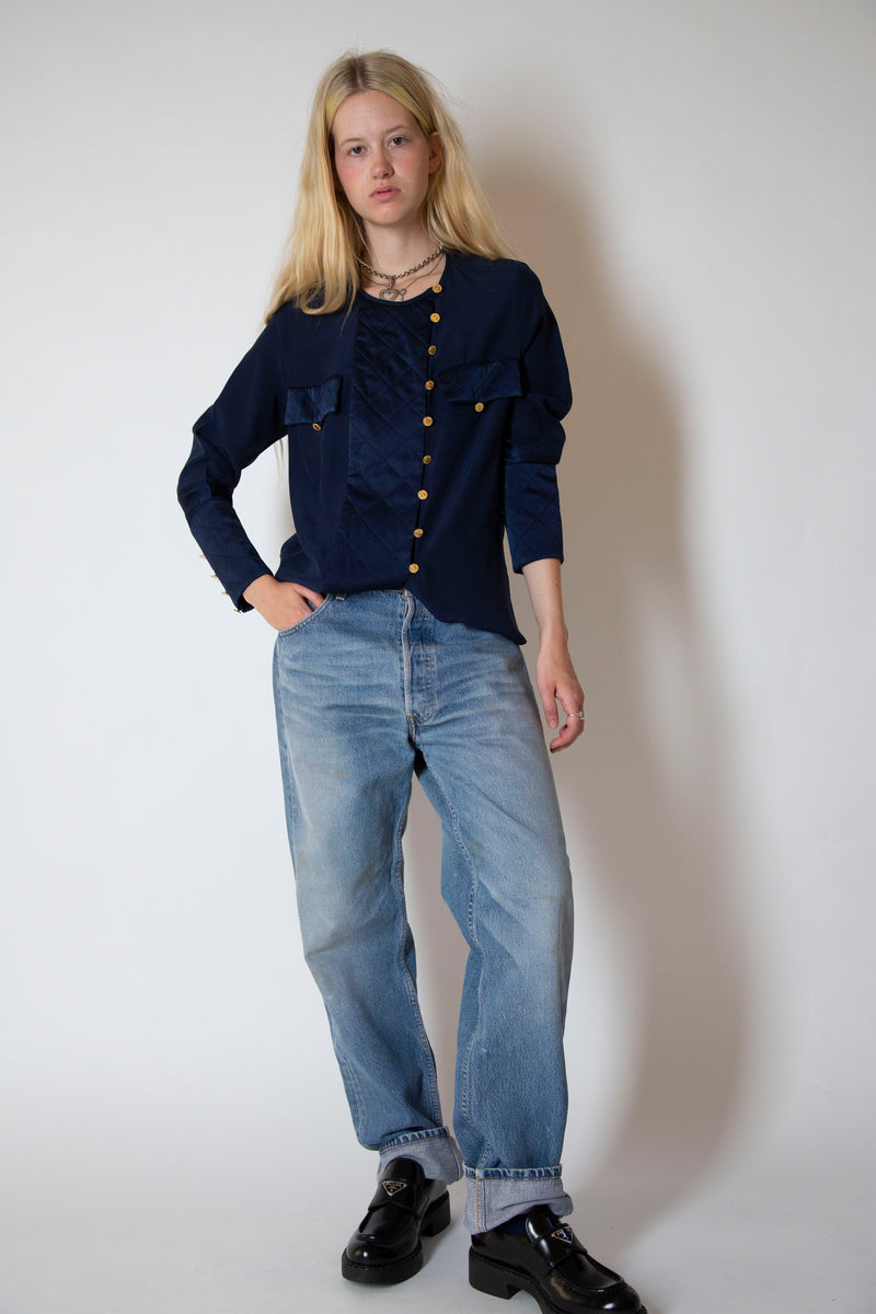 Vintage Chanel silk shirt