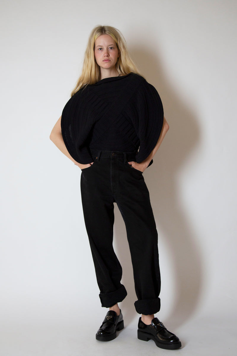 Vintage Chanel sculptural sweater