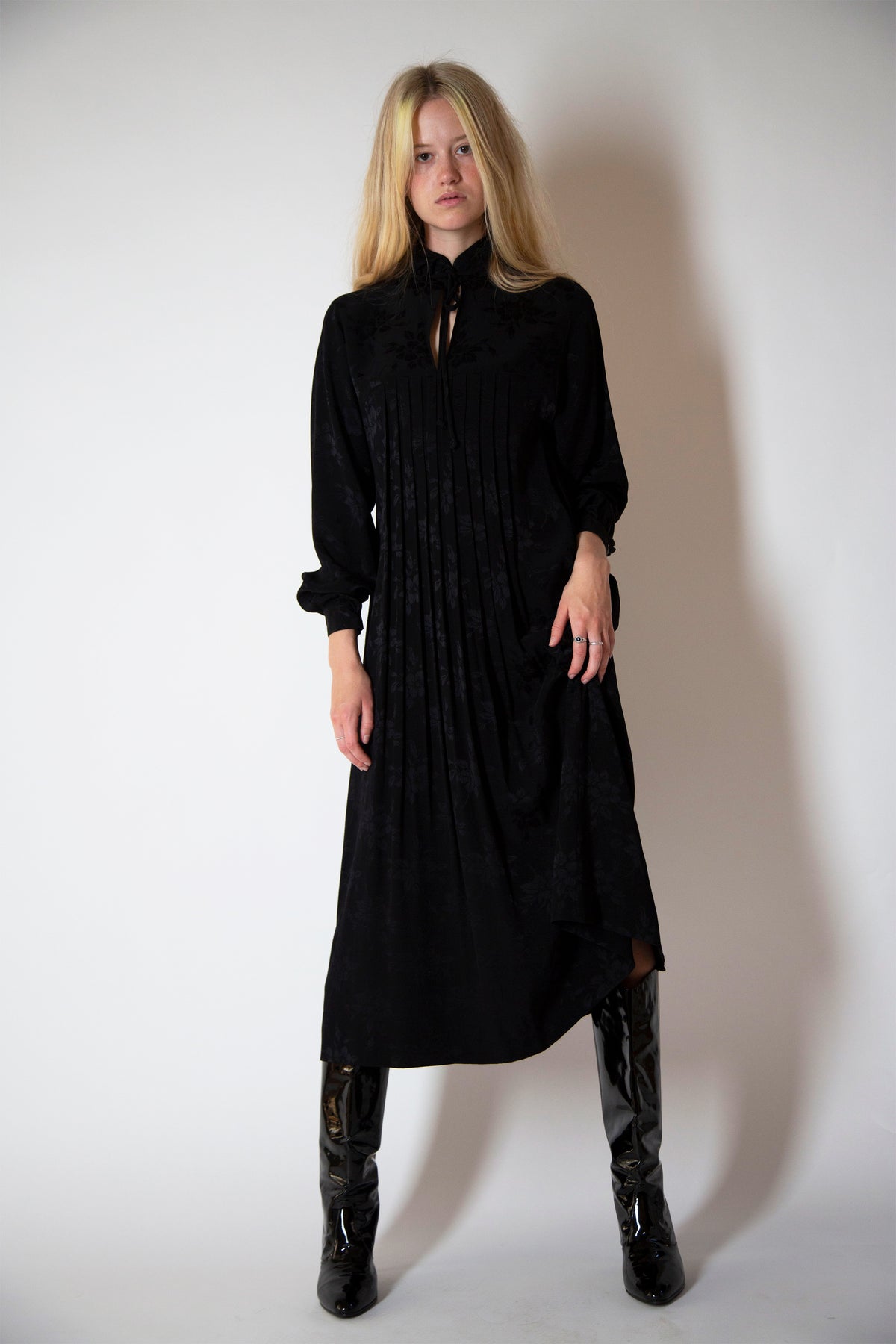 Vintage Guy Laroche pleated dress